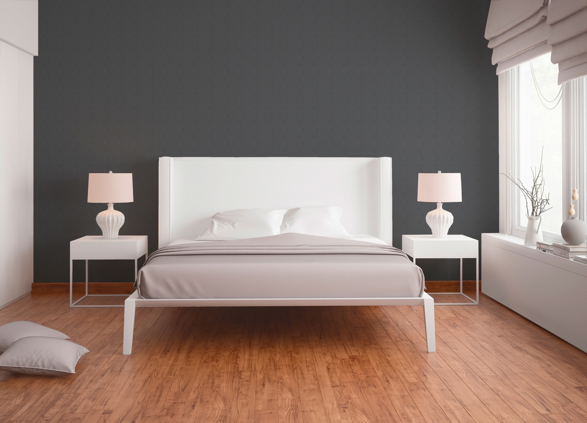 A.S. Création Vliestapete »Attractive« 3D-Optik | geometrisch leicht strukturiert Geometrische Tapete 3D Effekt Tapeten Wohnzimmer Schlafzimmer Küche