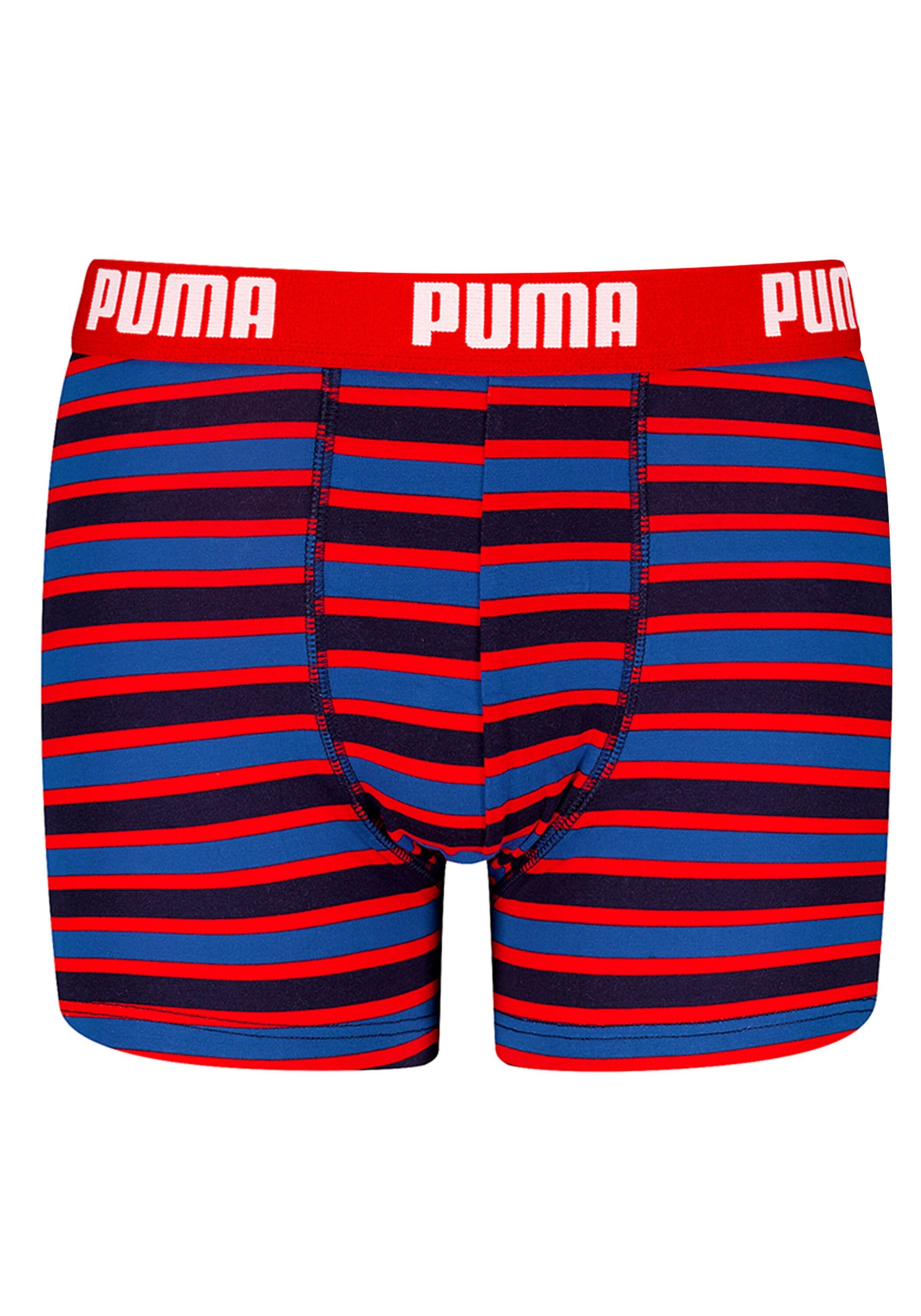 PUMA Boxershorts »Boxershort Everyday Striped Boxers ECOM 6P 6er Pack«