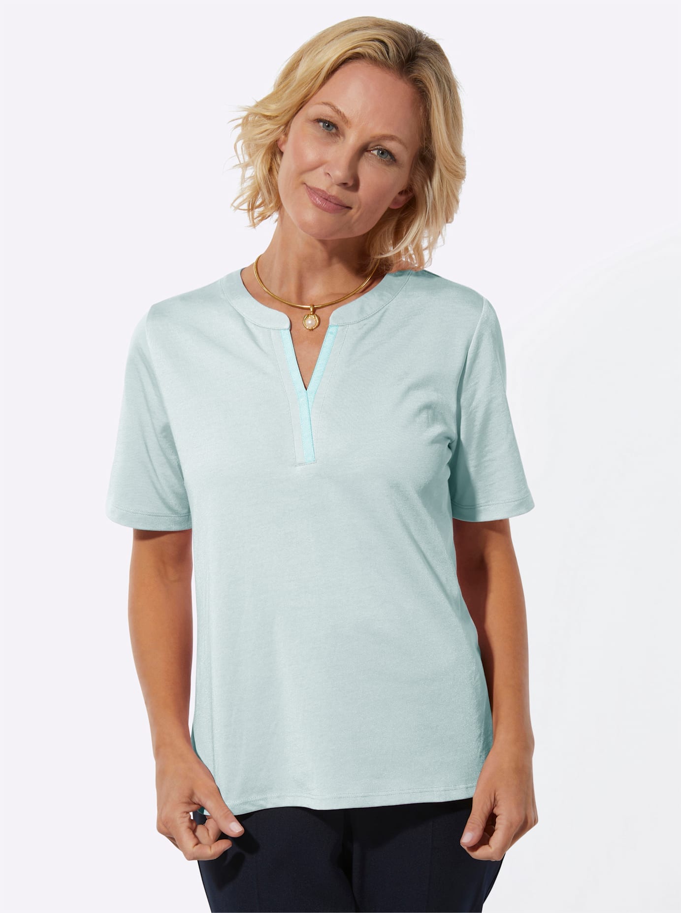 Rundhalsshirt "Kurzarm-Shirt", 1 tlg. günstig online kaufen