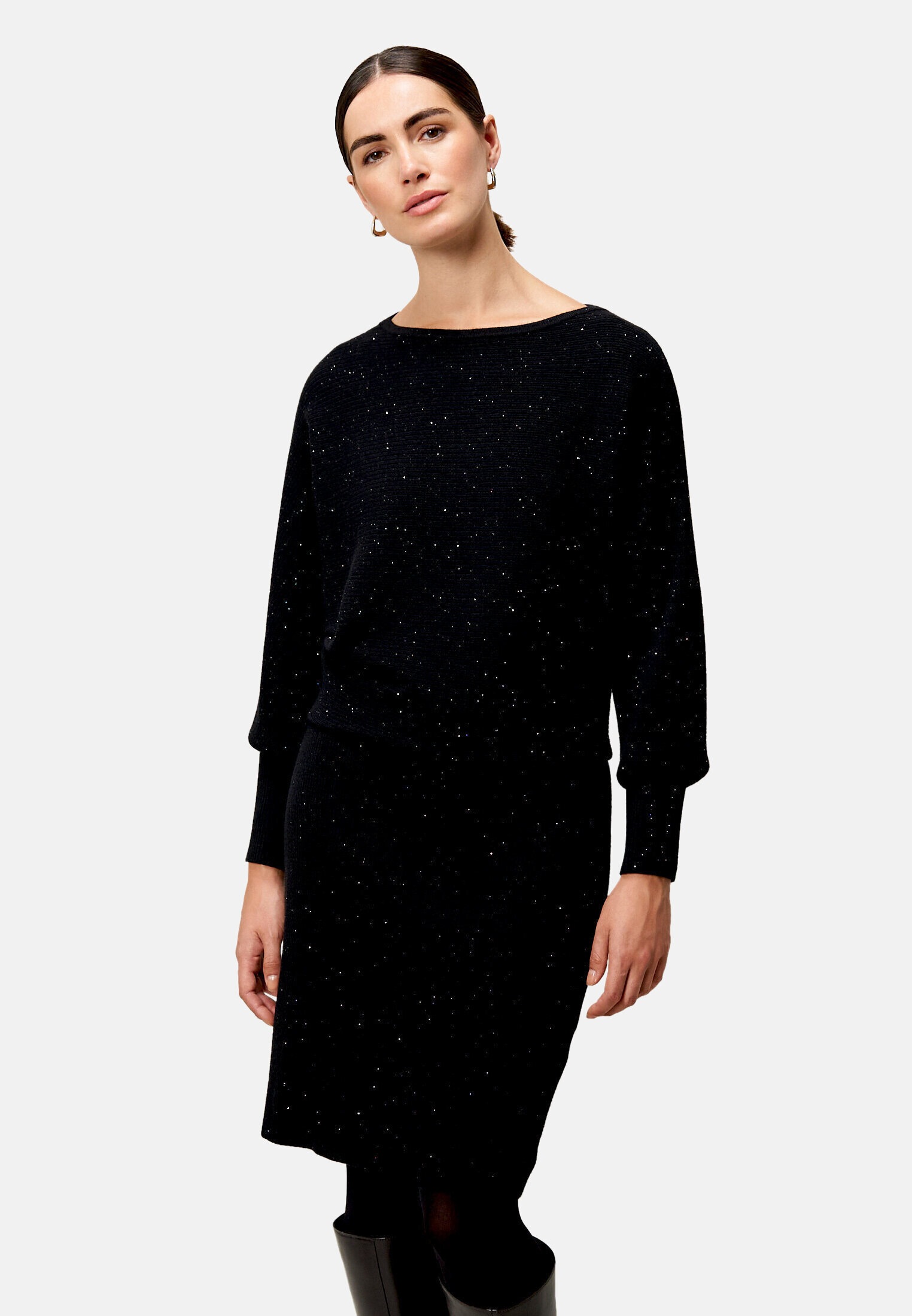 Zero Strickkleid »Damen mit Pailletten« Ohne Tasche Pailletten
