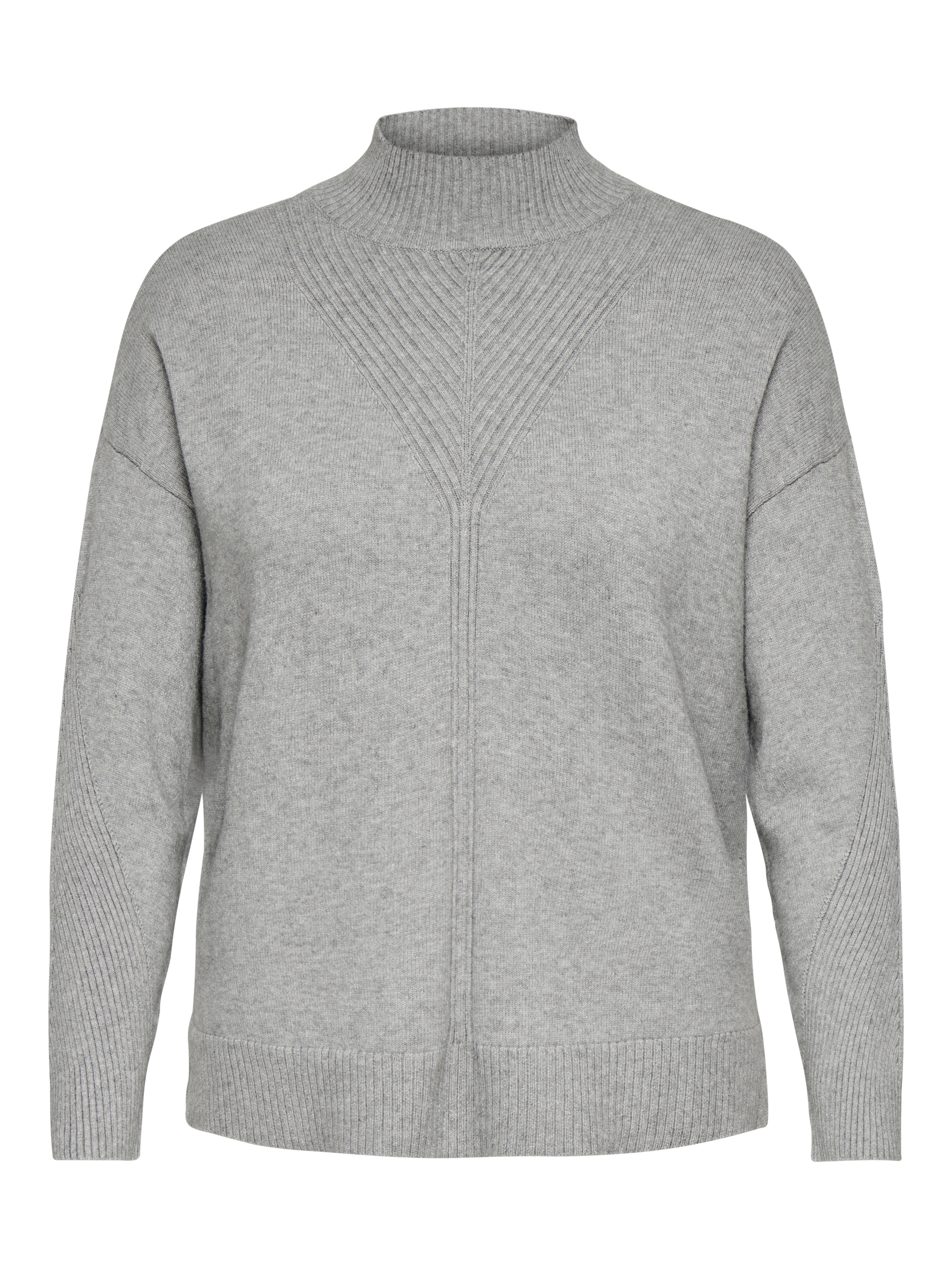 ONLY CARMAKOMA Stehkragenpullover "CARPRINCESS LS HIGHNECK KNT NOOS" Viskosemischung, normal geschnitten