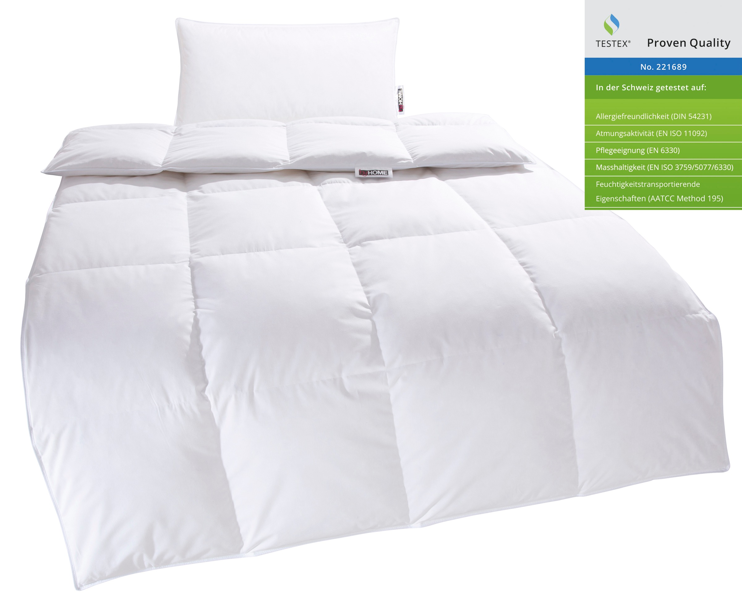 OTTO home Kassettenbett + Kopfkissen "RINA, Bettdecke in 135x200 & 155x220 günstig online kaufen