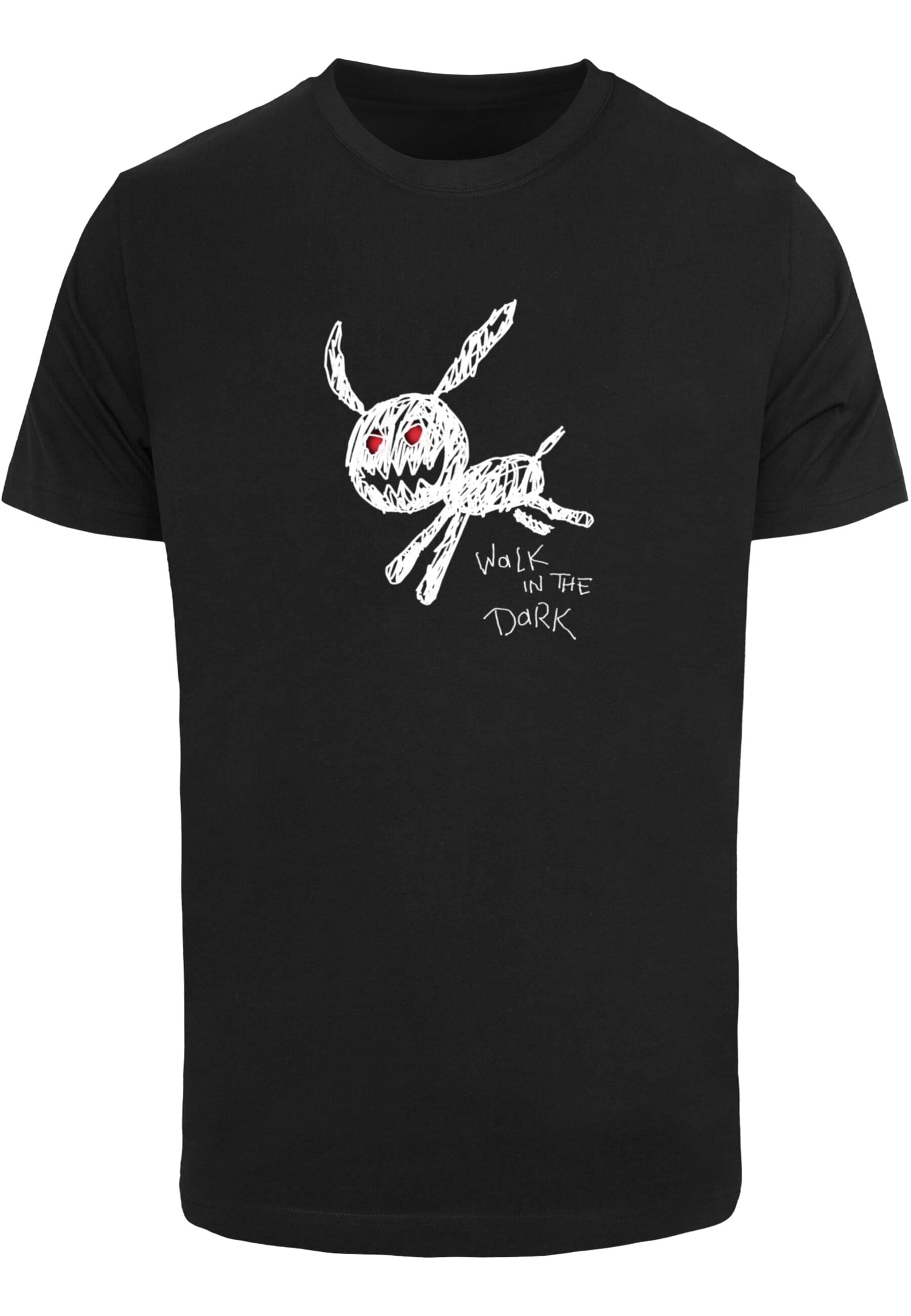 MisterTee T-Shirt »MisterTee Herren Walk In The Dark Tee«, (1 tlg.)