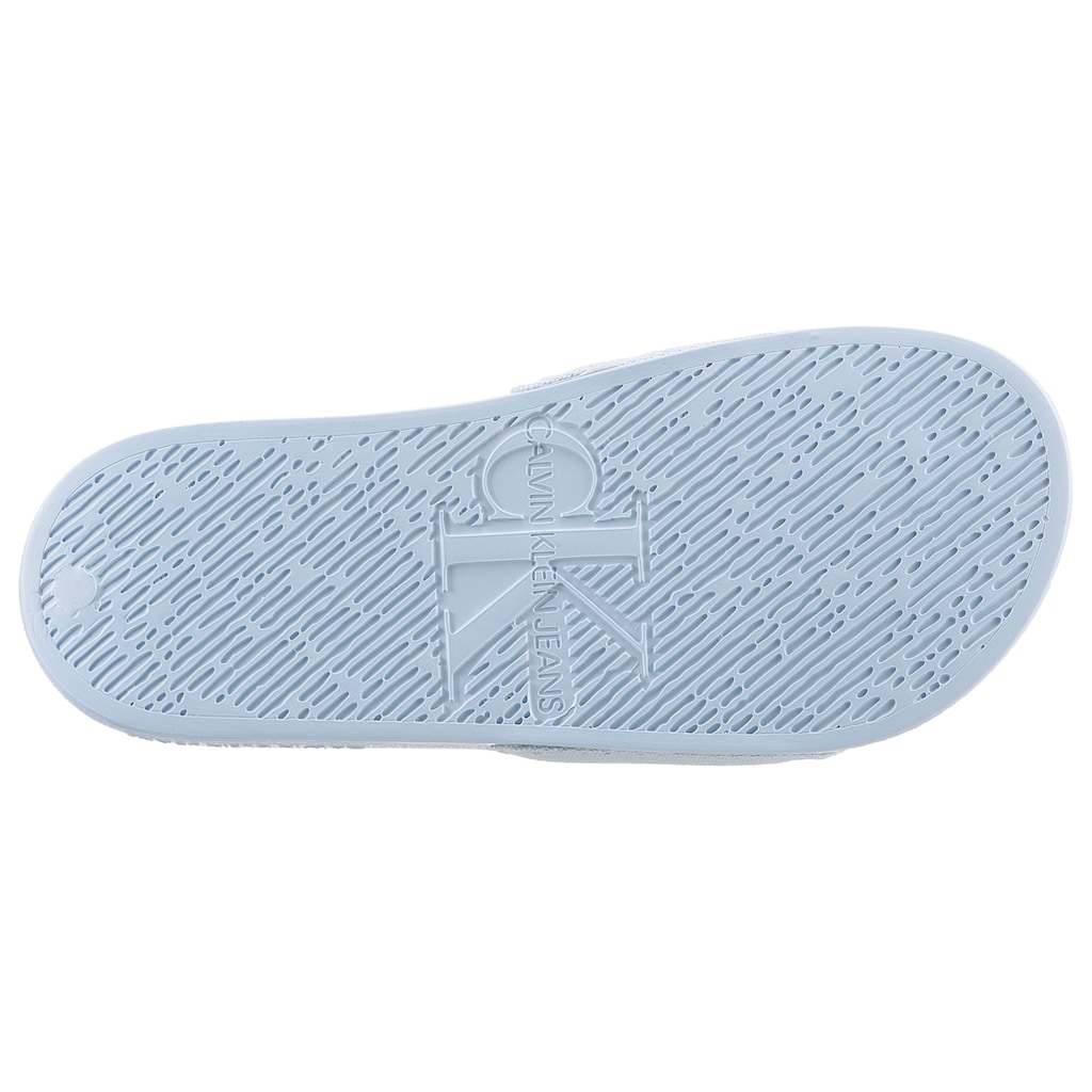 Calvin Klein Jeans Badepantolette »FANNY SLIDE MONOGRAM«