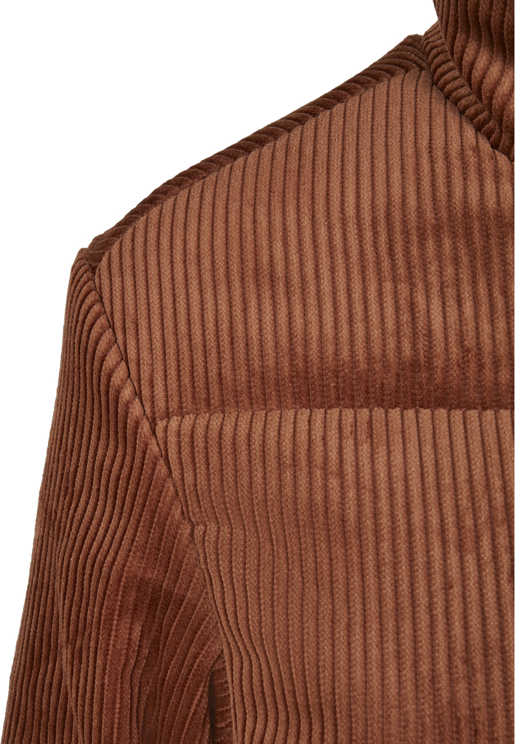 URBAN CLASSICS Winterjacke »Urban Classics Damen Ladies Corduroy Puffer Jacket« 1 Stk. tlg. ohne Kapuze