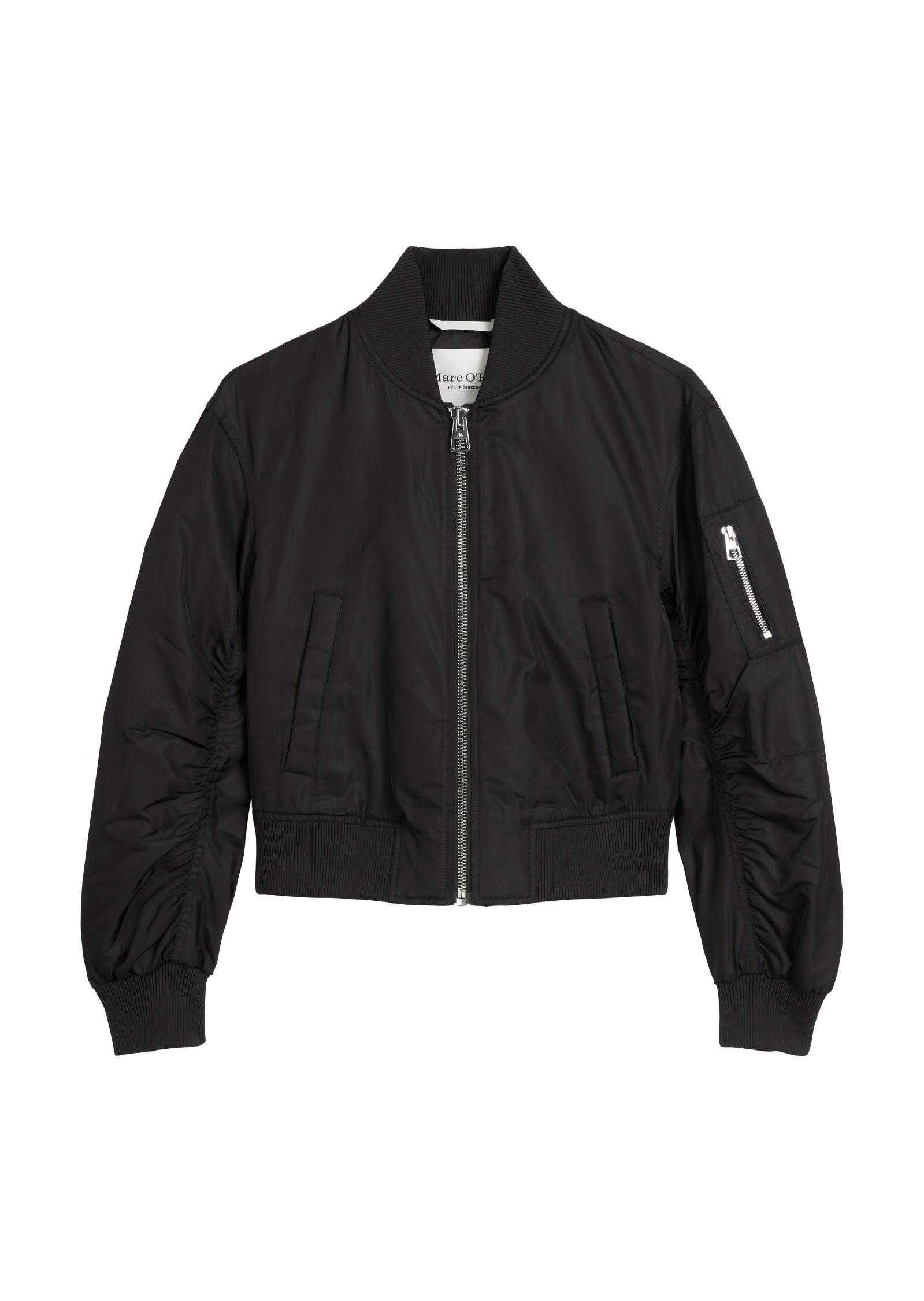 Marc O'Polo Outdoorjacke »aus recyceltem Polyester-Twill«, ohne Kapuze