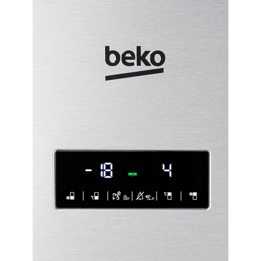 BEKO Kühl-/Gefrierkombination, RCNA366EO6XBN, 185,2 cm hoch, 59,5 cm breit