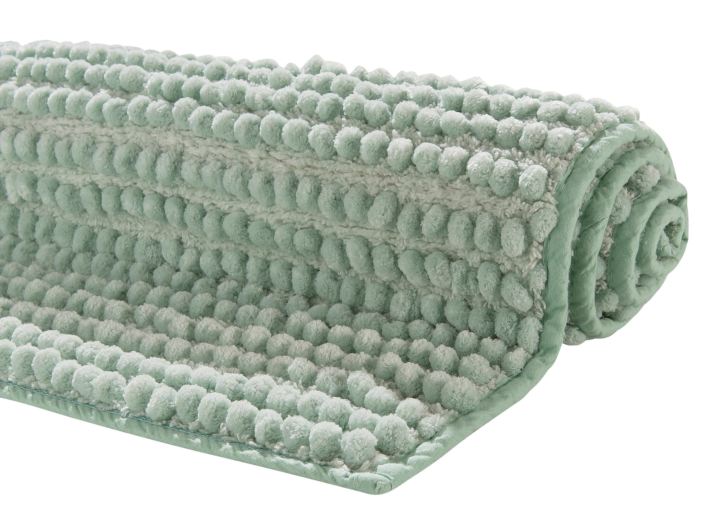 my home Badematte »Renat, Badvorleger, Badezimmer Teppich, Scandi«, fußbodenheizungsgeeignet-schnell trocknend-strapazierfähig, Badteppich, Badgarnitur, Chenille-Optik, auch als 3 tlg. Set