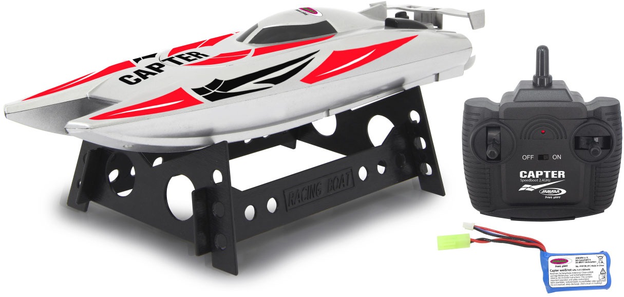 Jamara RC-Boot »Capter Speedboot, weiß«