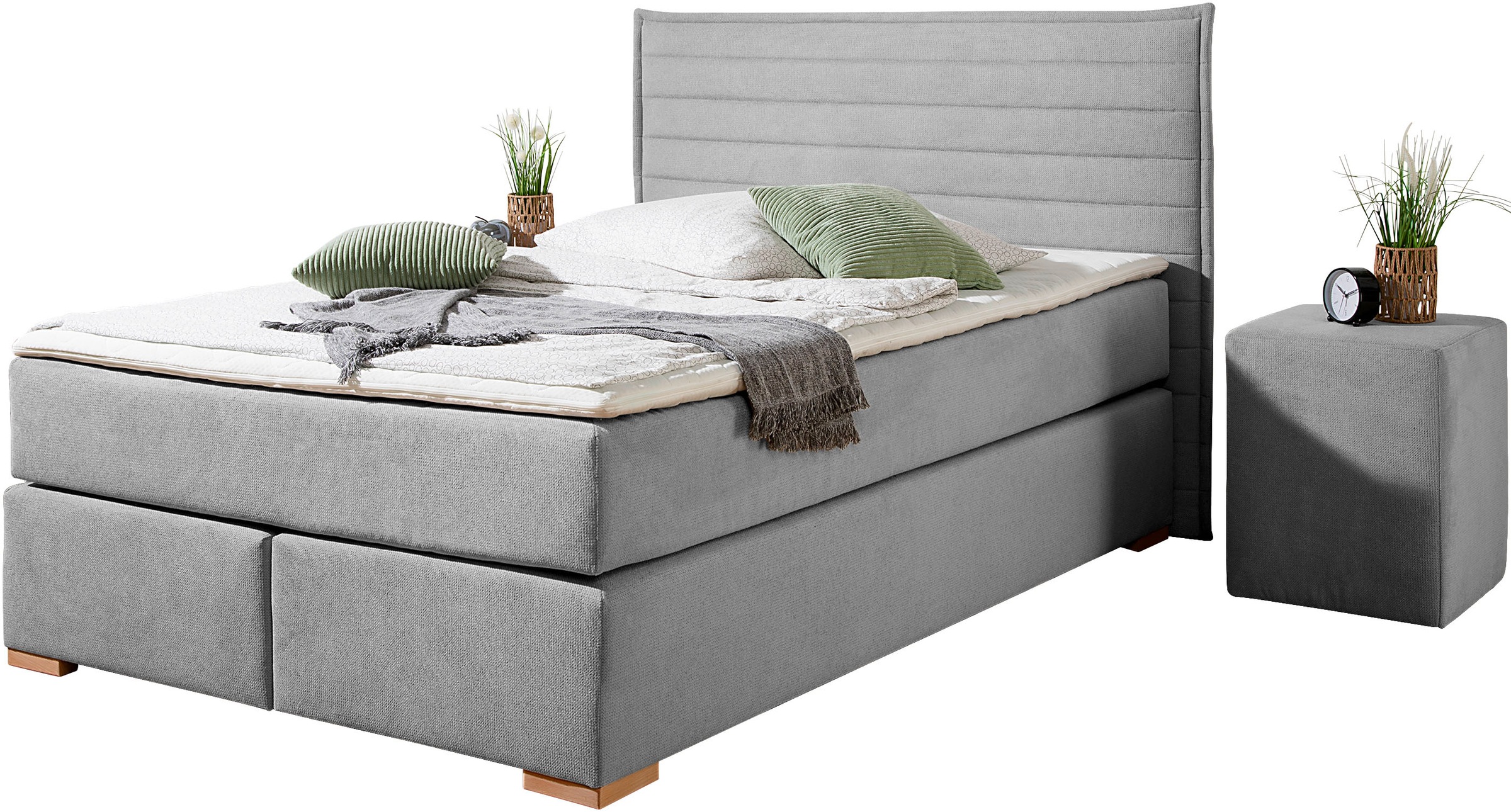 Home affaire Boxspringbett ""Östermoor"", in H2, H3 oder H4 erhältlich günstig online kaufen