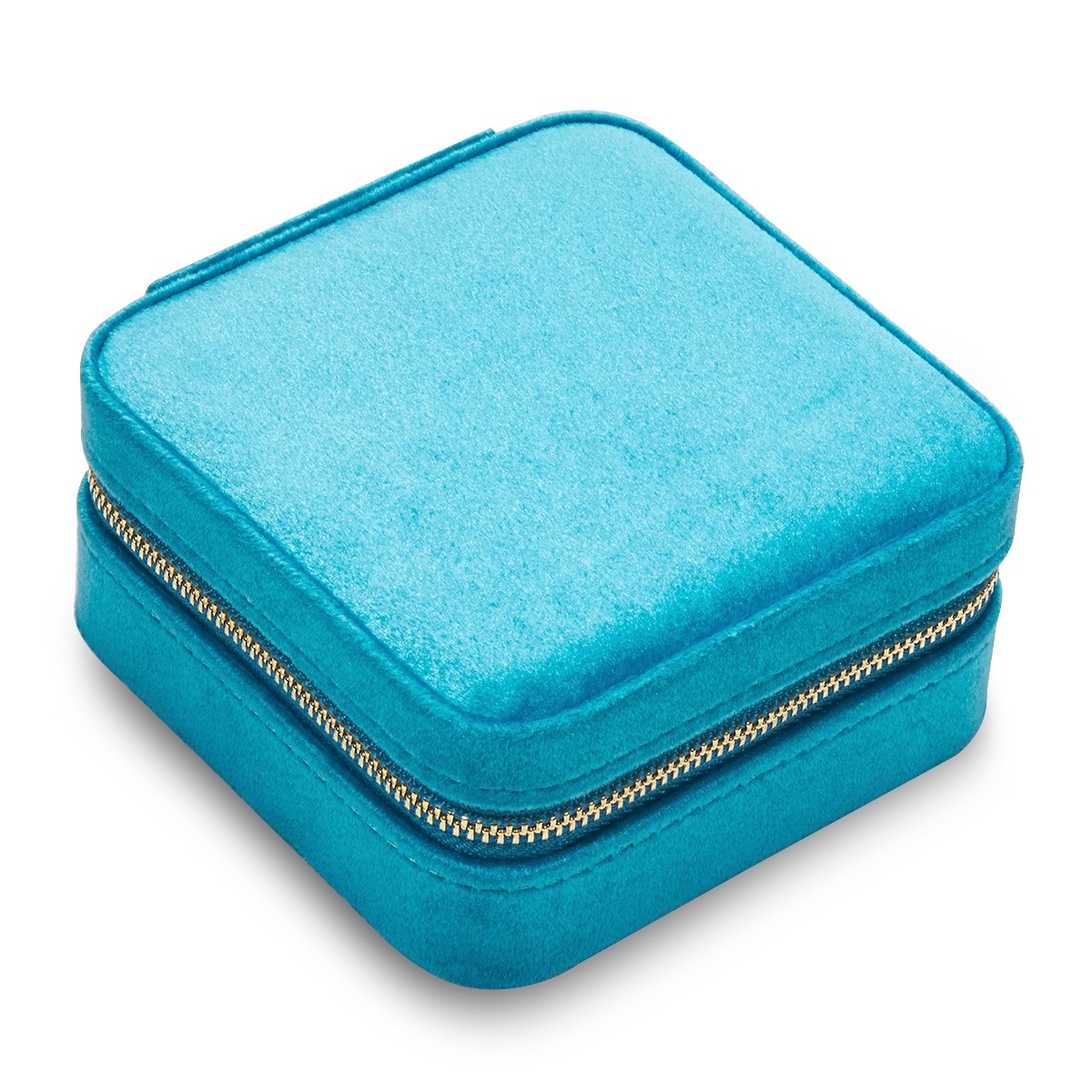Schmucketui "RT019"türkis, GLANZSTÜCKE MÜNCHEN, Stoff, Aufbewahrungsboxen