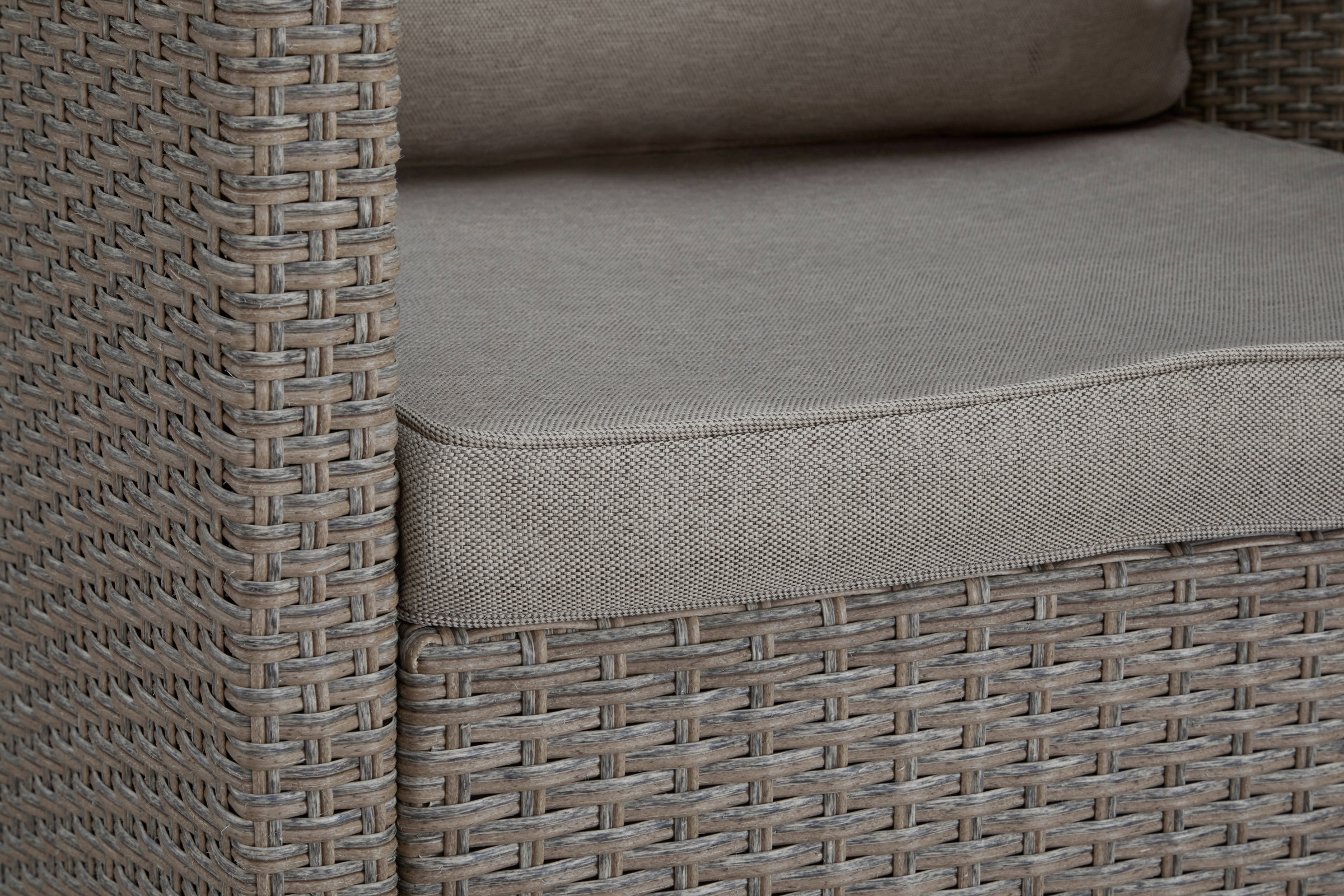 KONIFERA Gartenlounge-Set »Amsterdam«, (16 tlg.), 3er Sofa, 2 Sessel, 2 Hocker, Tisch, Polyrattan