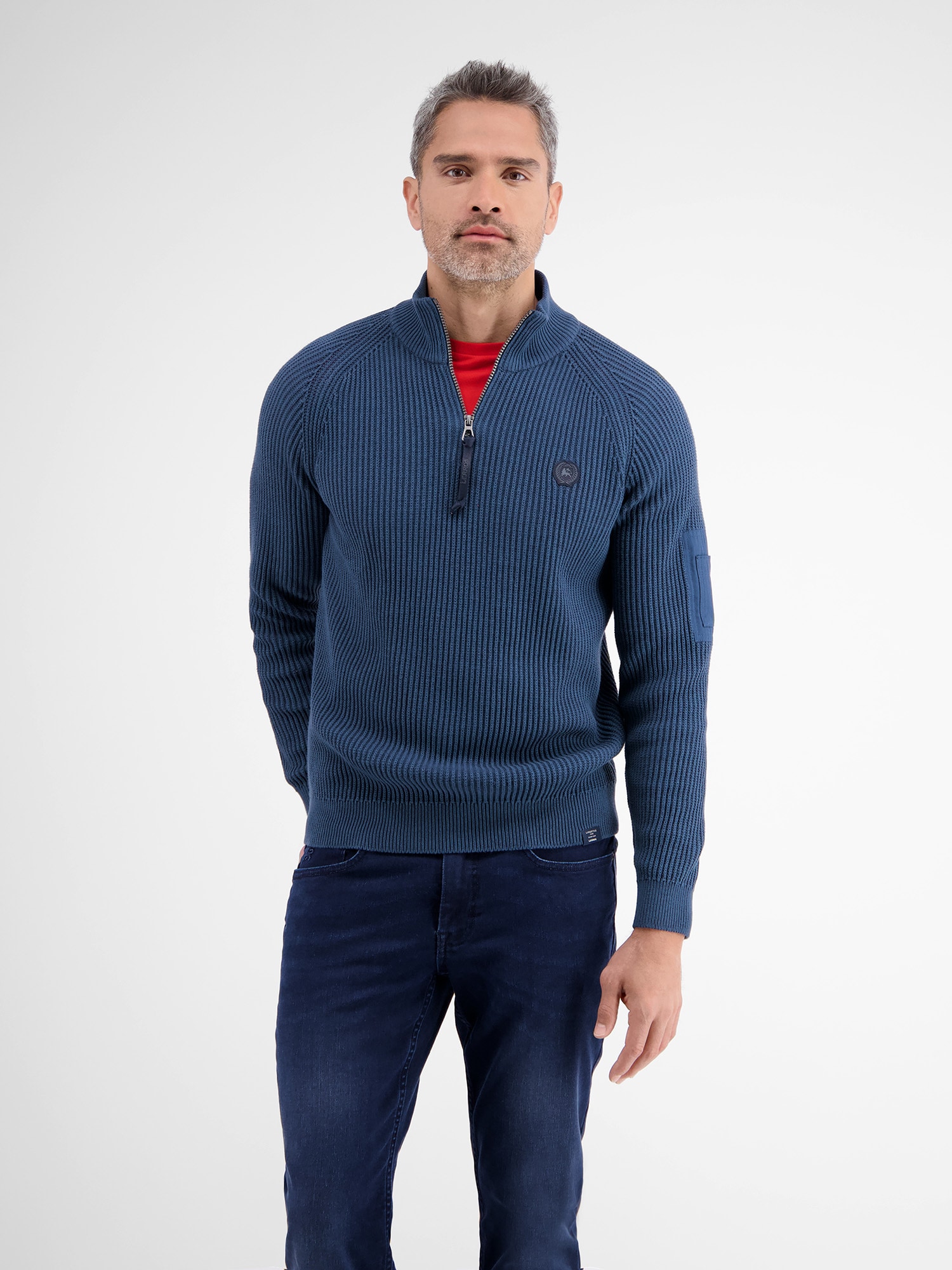LERROS Strickpullover »LERROS Troyer, Fishermanstyle«
