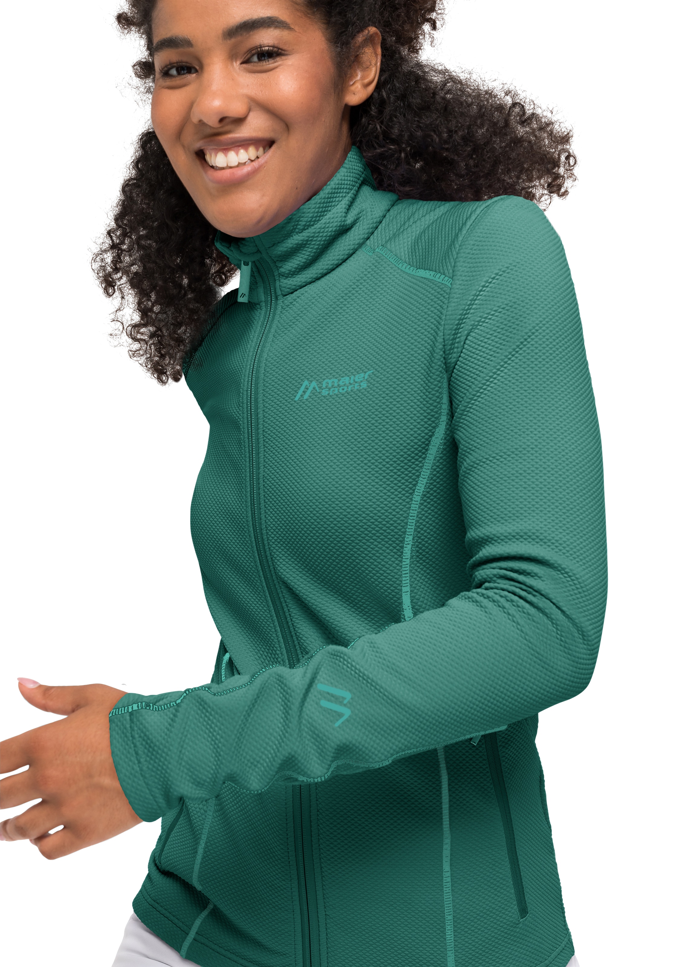 Maier Sports Funktionsshirt »Ximena«, warme Damen Fleecejacke als Midlayer,  ideal zum Skifahren bestellen | BAUR