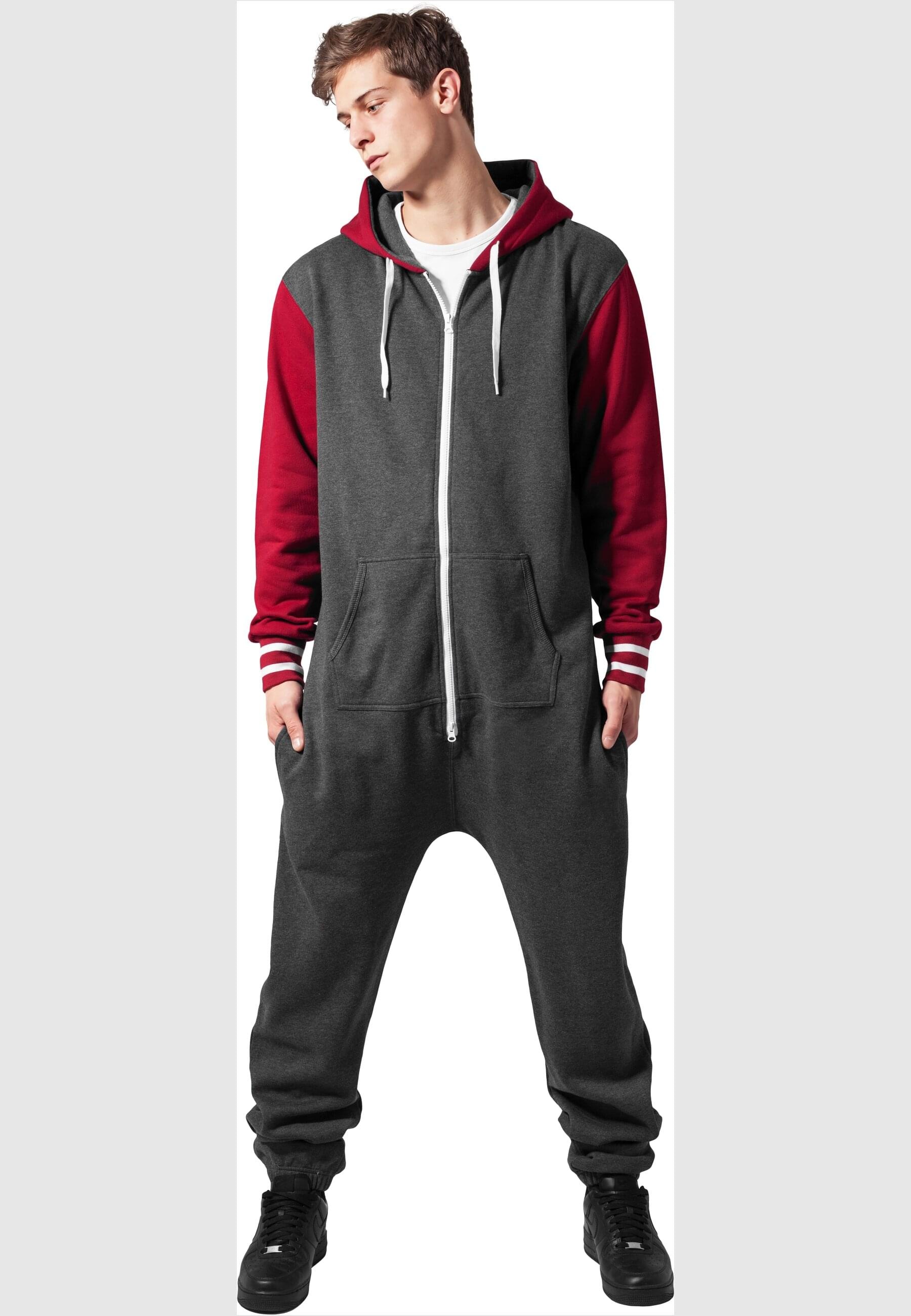 URBAN CLASSICS Jumpsuit »Urban Classics Herren College Sweat Jumpsuit«, (1 tlg.)