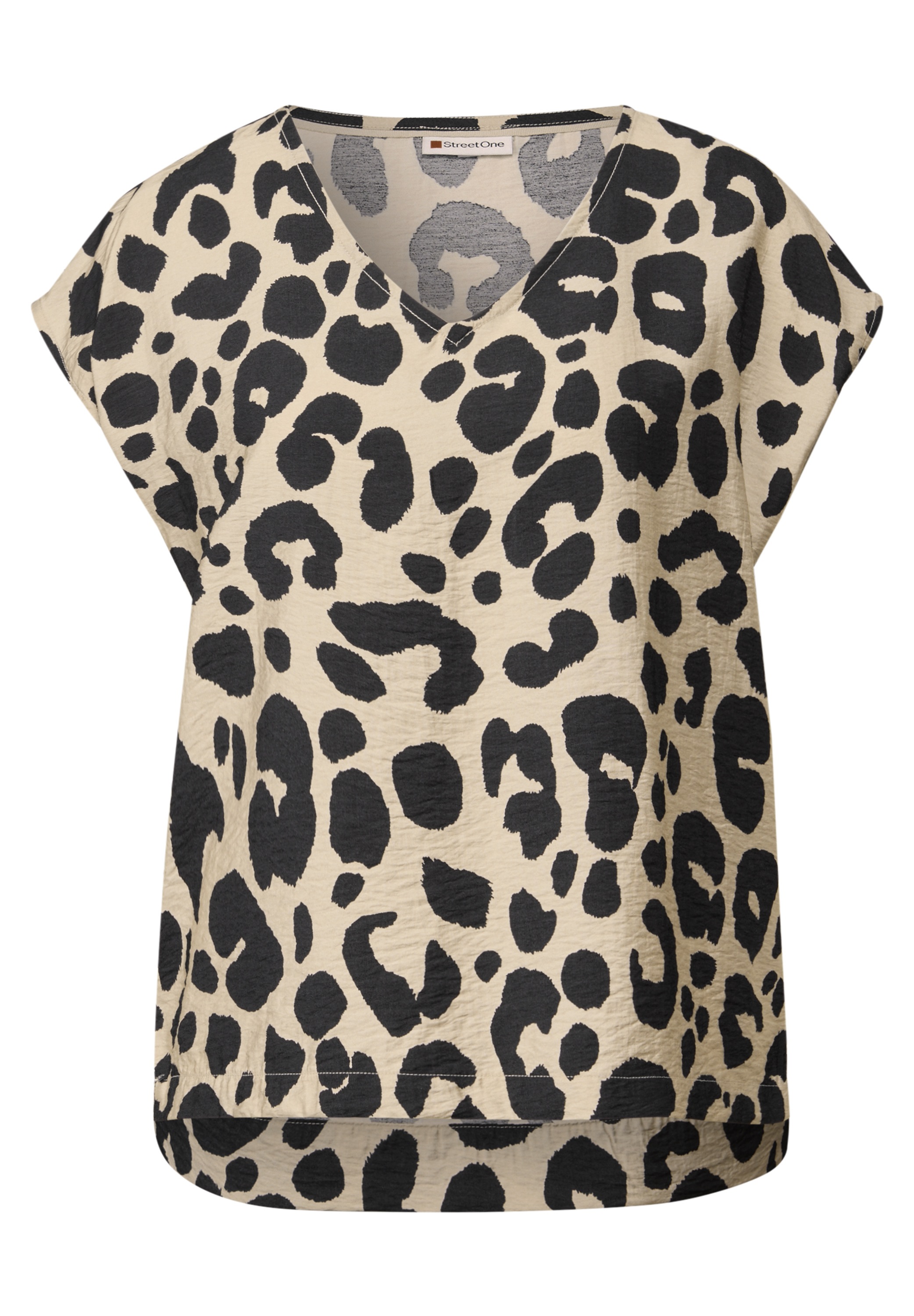 STREET ONE Shirtbluse, aus softem Materialmix