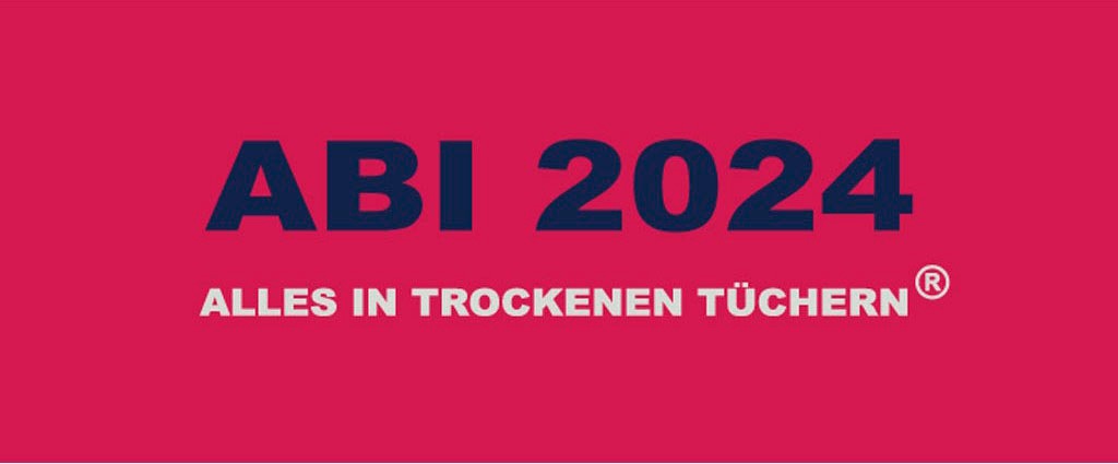 Egeria Strandtuch "ABI 2024" 75x180 cm, "ABI 2024-Alles in trockenen Tücher günstig online kaufen