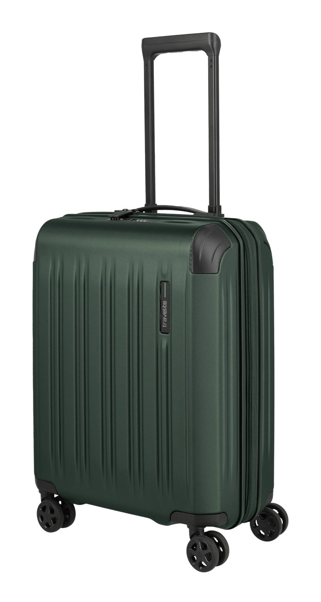travelite Trolleyset »DYNAMIIC S+/M/L, verschiedene Farben«, (Set, 3 tlg., S+/M/L), Hartschalen-Koffer ABS Volumenerweiterung