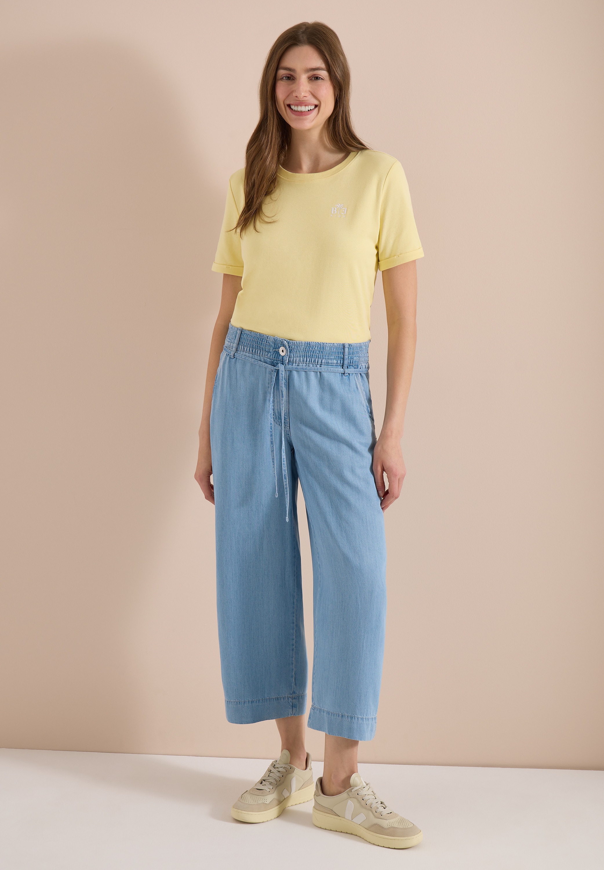 Cecil Stoffhose  High Waist