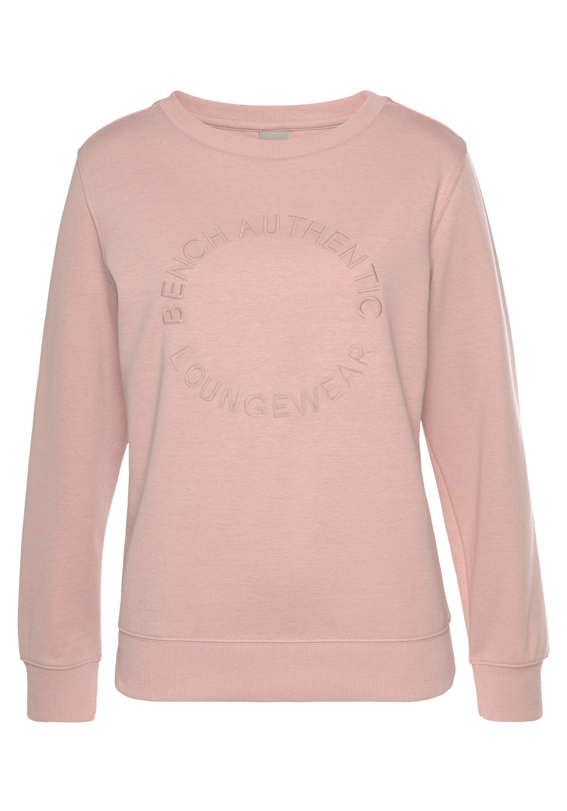 Bench. Loungewear Sweatshirt »mit Logostickerei«, mit runder Logostickerei, Loungeanzug