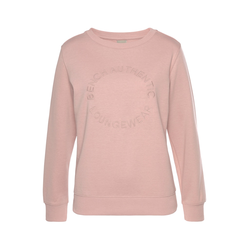 Bench. Loungewear Sweatshirt »mit Logostickerei«