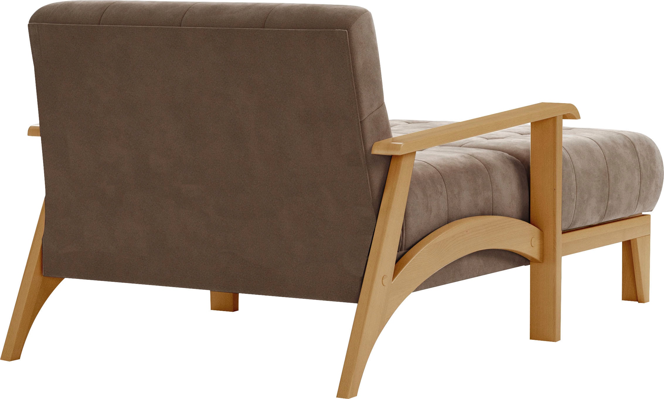 sit&more Recamiere »Billund« Armlehnen aus eichefarbigem Buchenholz, verschiedene Bezüge und Farben