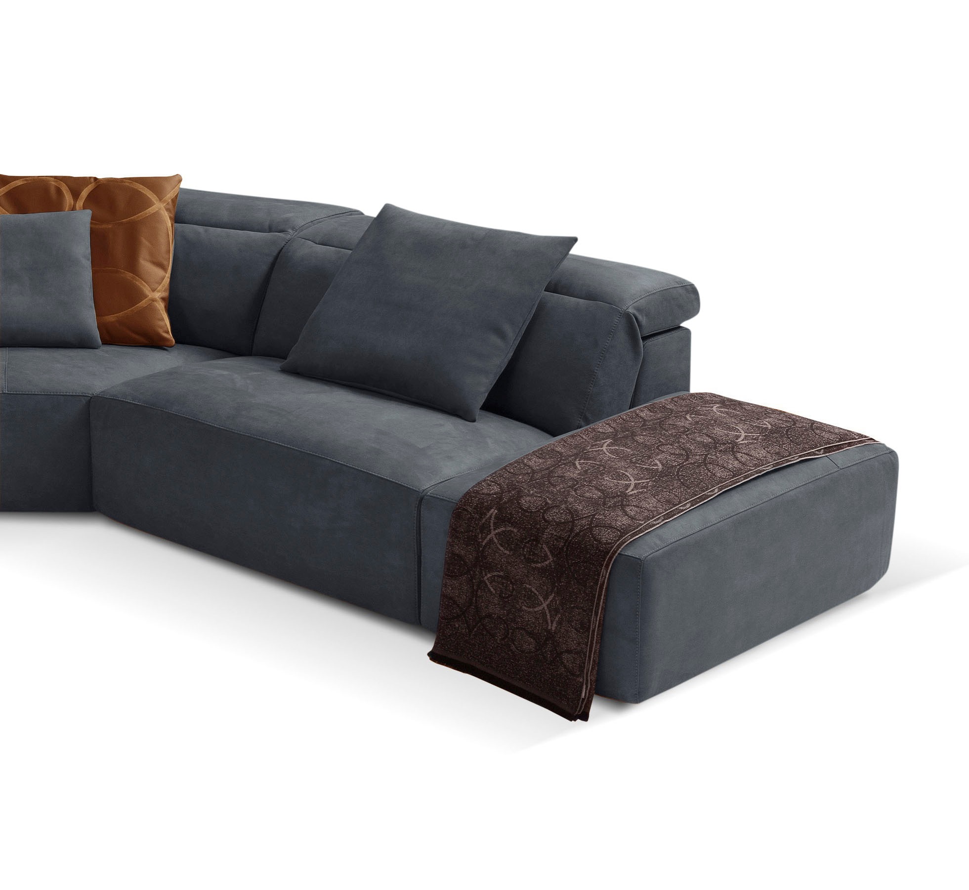 Thumbnail - Egoitaliano Ecksofa "Beverly, extravangantes Designsofa mit erstklassigem Sitzkomfort", wahlweise mit elektrischer Relax...
