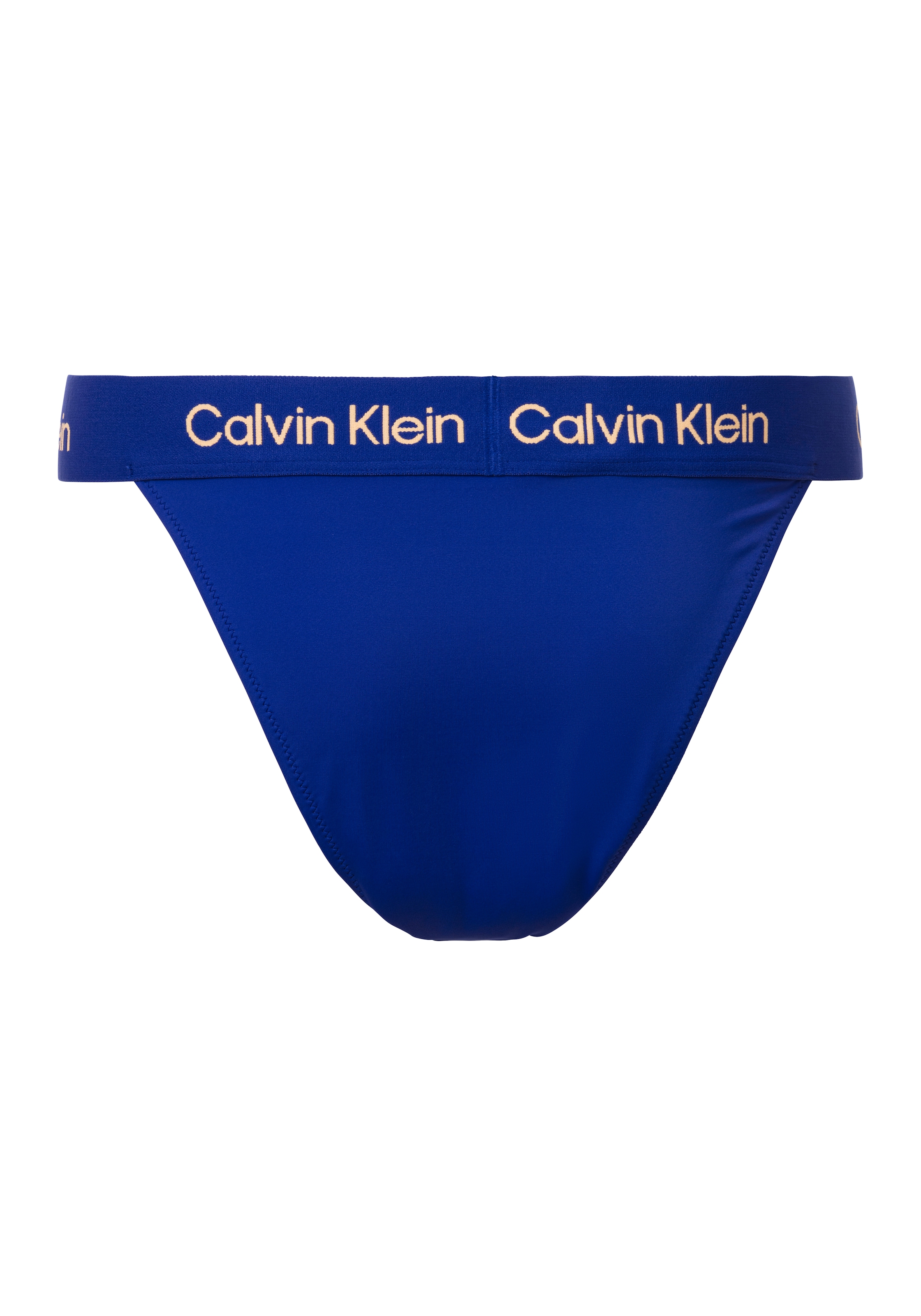 Calvin Klein Swimwear Bikini-Hose »CHEEKY HIGH RISE BIKINI«, mit Markenlabel