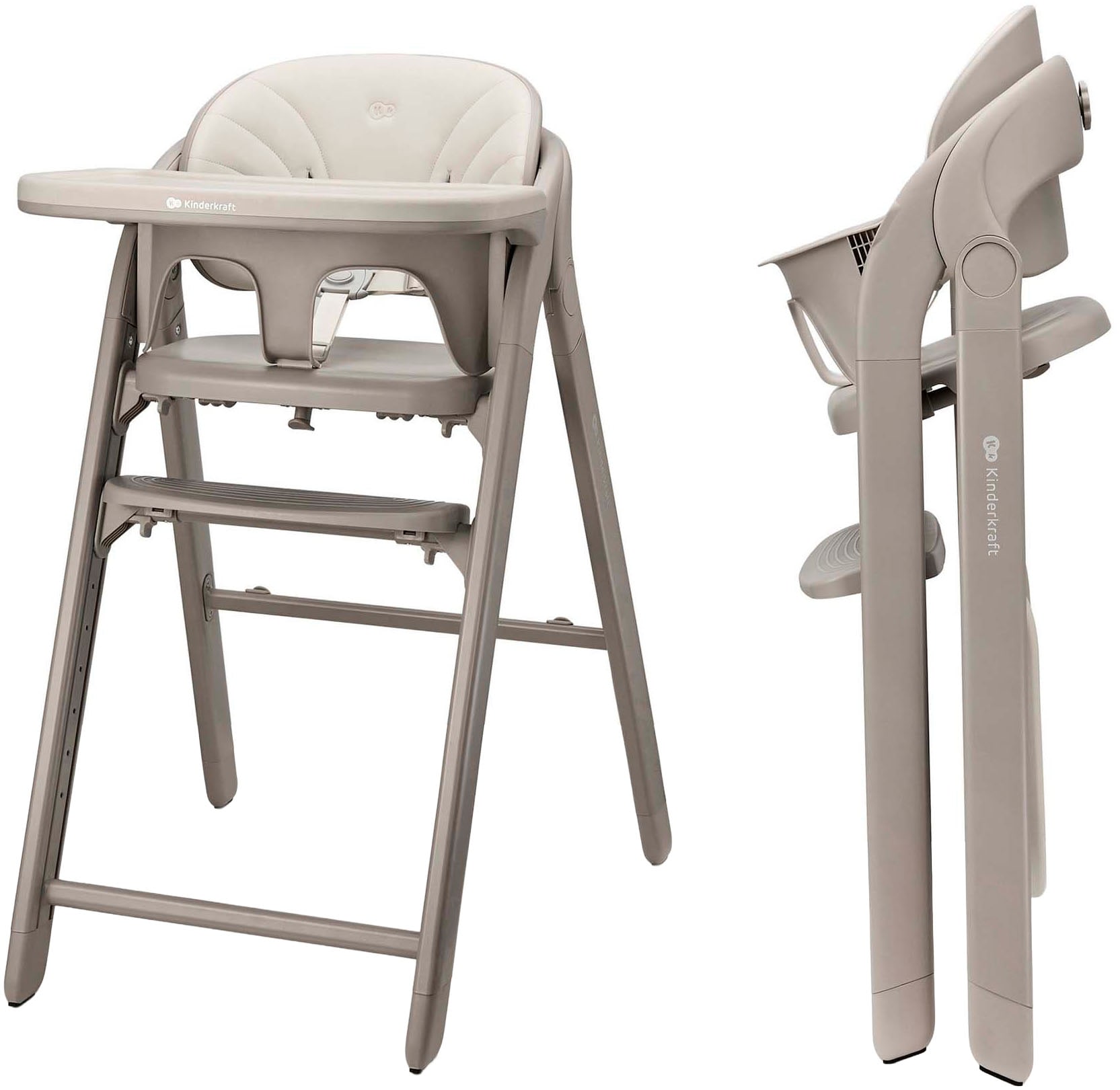 Kinderkraft Beige Tino Hochstuhl 3 In 1, Verstellbar, 5-Punkt-Gurt, Abnehmbares Tablett, Klappbar, Leicht Zu Reinigen, Mitwachsend Für Kinder Und Erwachsene, - Image 2