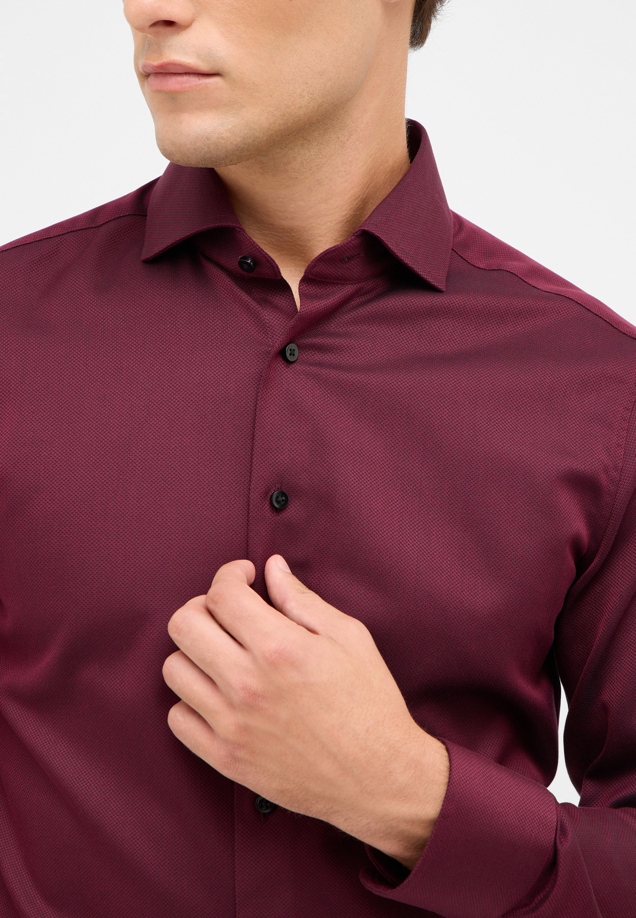 Eterna Langarmhemd »SLIM FIT«, NON IRON (bügelfrei)