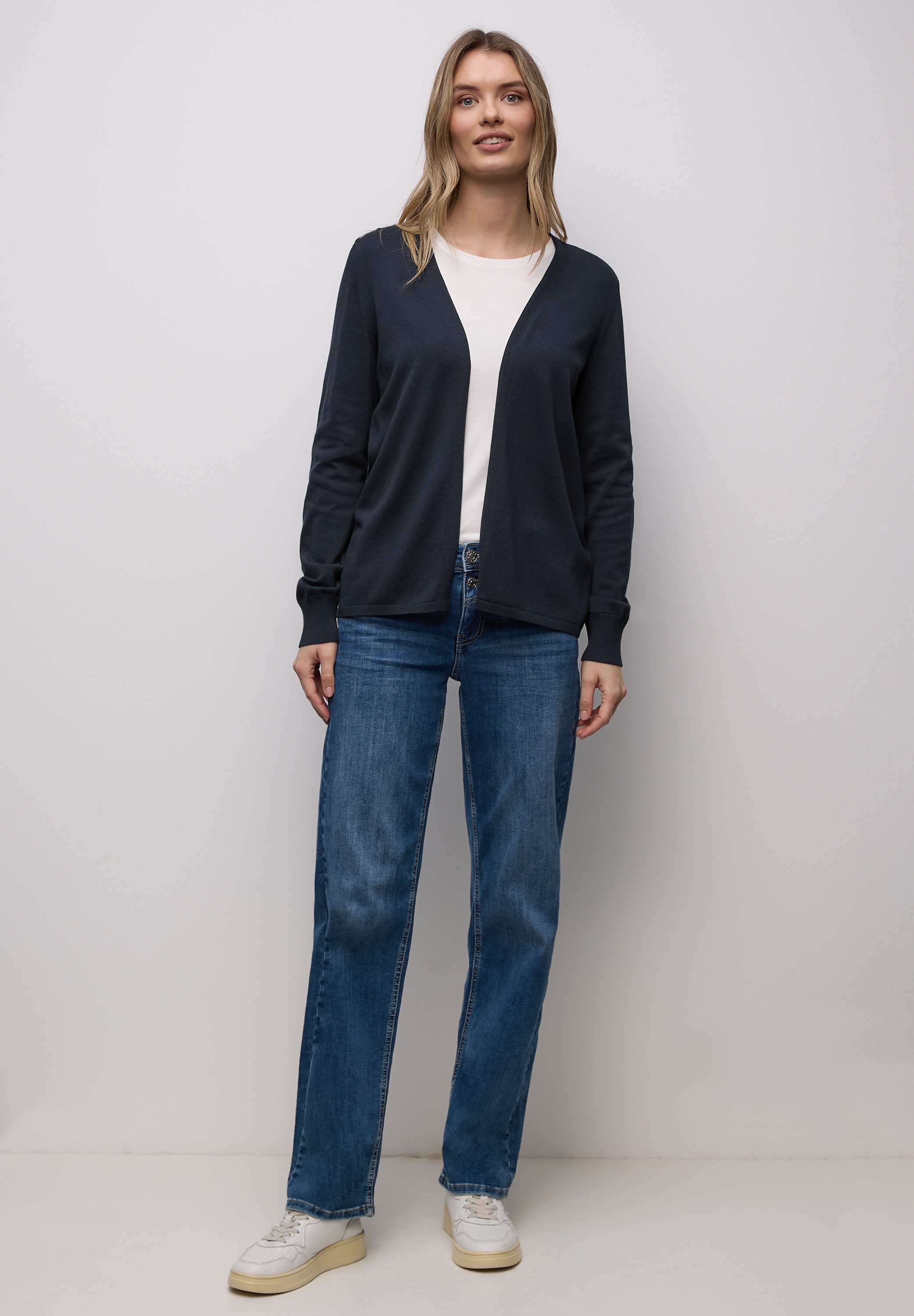 STREET ONE Cardigan mit Strick-Detail