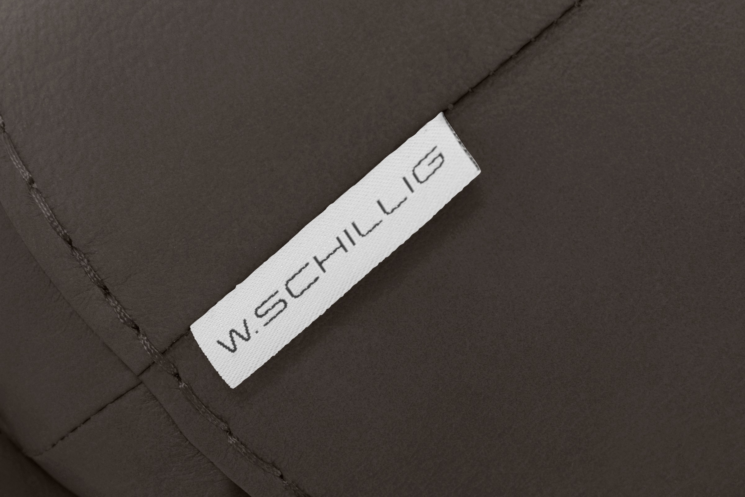 W.SCHILLIG Hocker »montanaa«, mit Metallfüßen in Chrom glänzend, Breite 71 cm