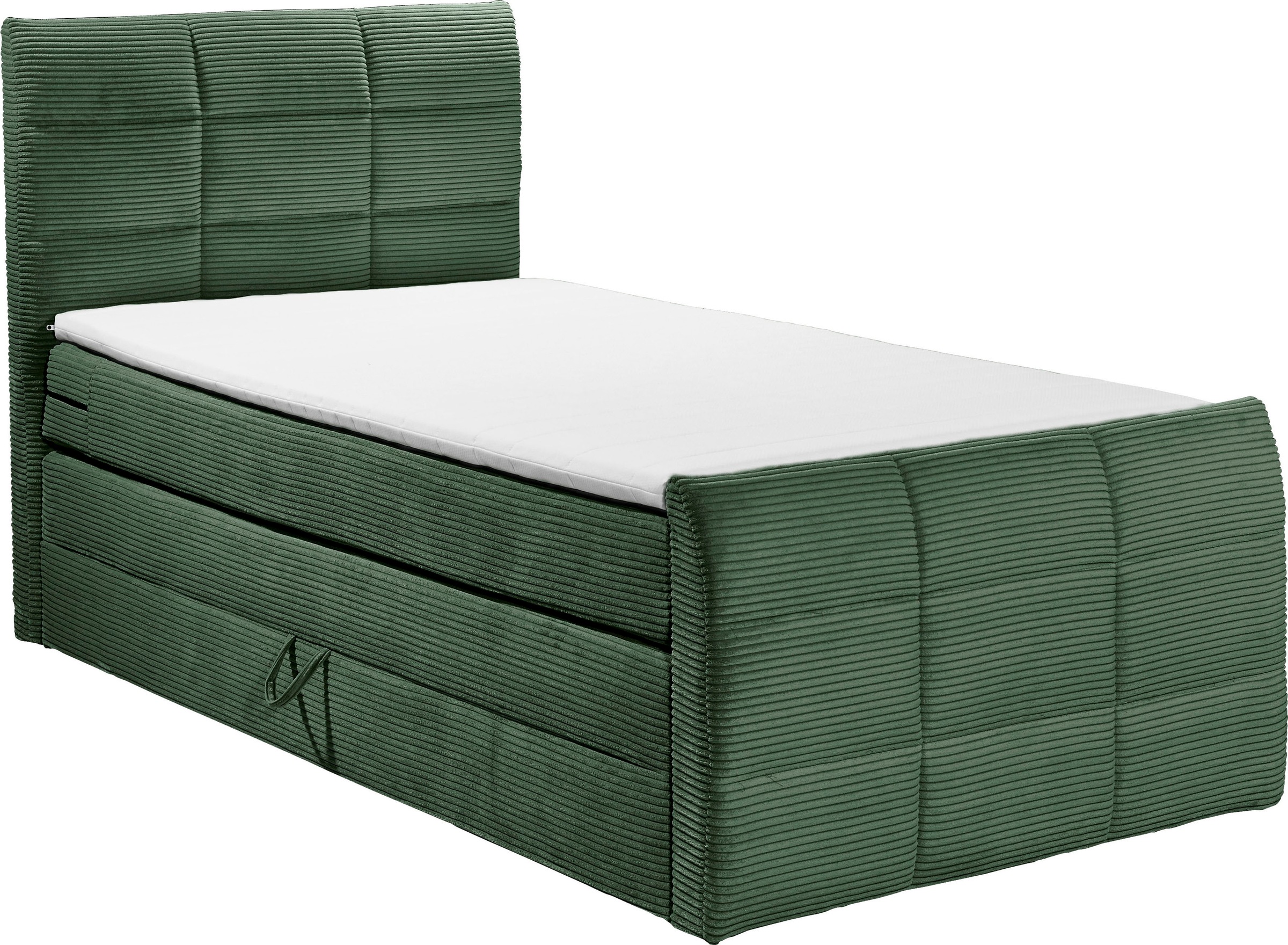 ED EXCITING DESIGN Boxspringbett »Bolivia«, harte Seite mit Kokosmatte, weiche Seite mit Filzabdeckung