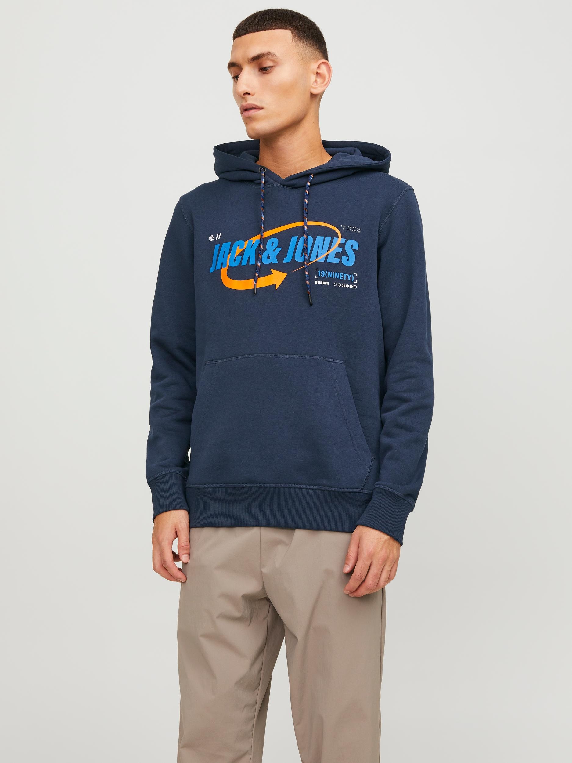 Jack & Jones Kapuzensweatshirt "JCOBLACK SWEAT HOOD CH" günstig online kaufen