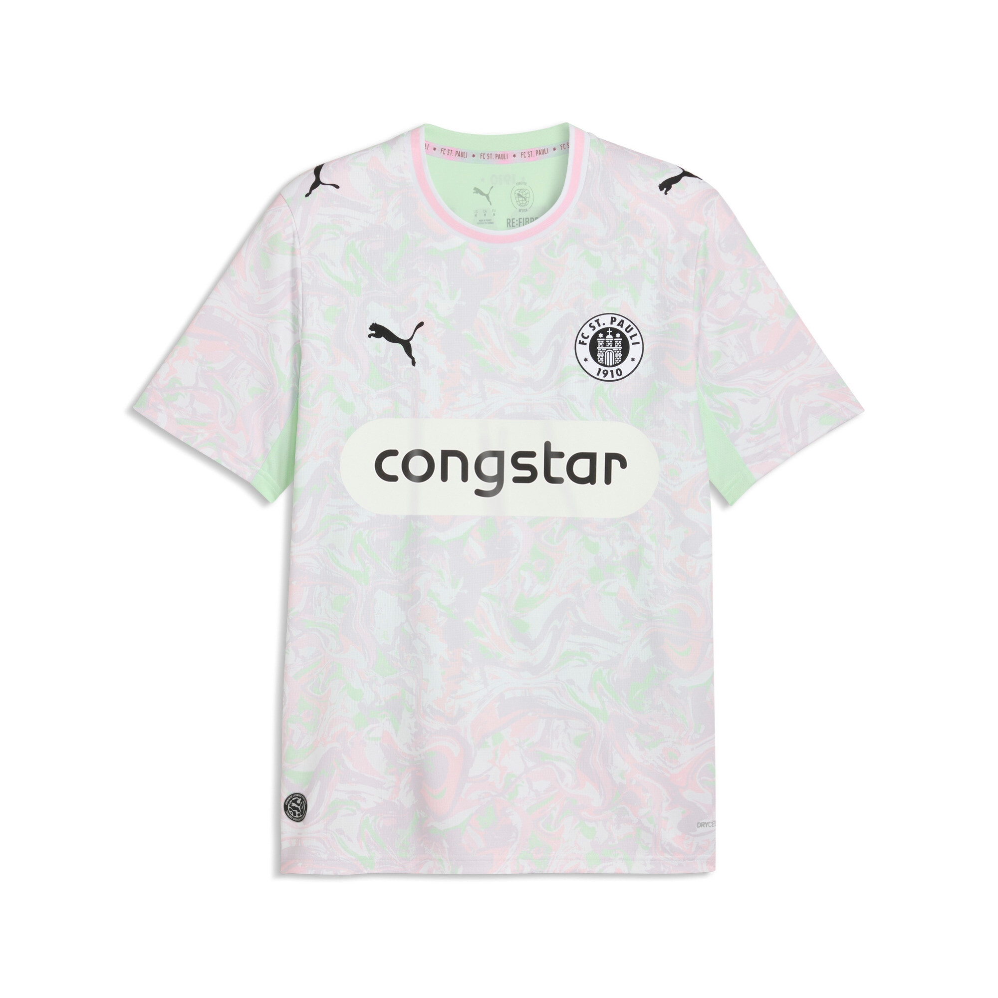 PUMA Fußballtrikot "FCSP THIRD JERSEY REPLICA" mit Rundhalsausschnitt, atmungsaktiv, mit DryCELL-Technologie