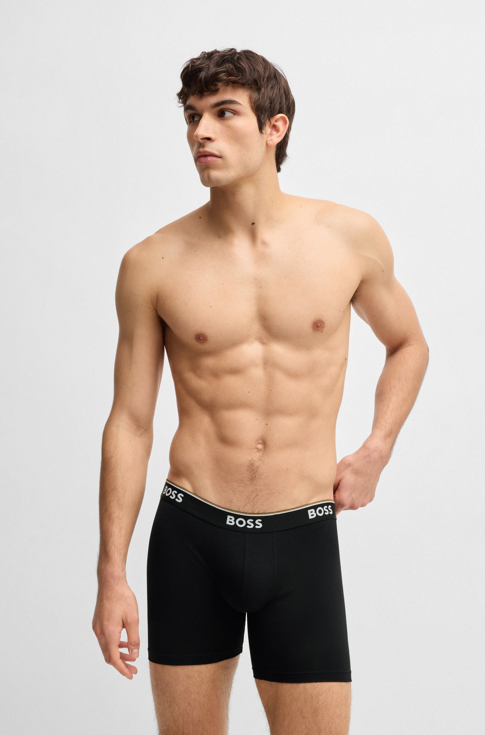 BOSS Boxershorts "BoxerBrLong 3P Power" günstig online kaufen