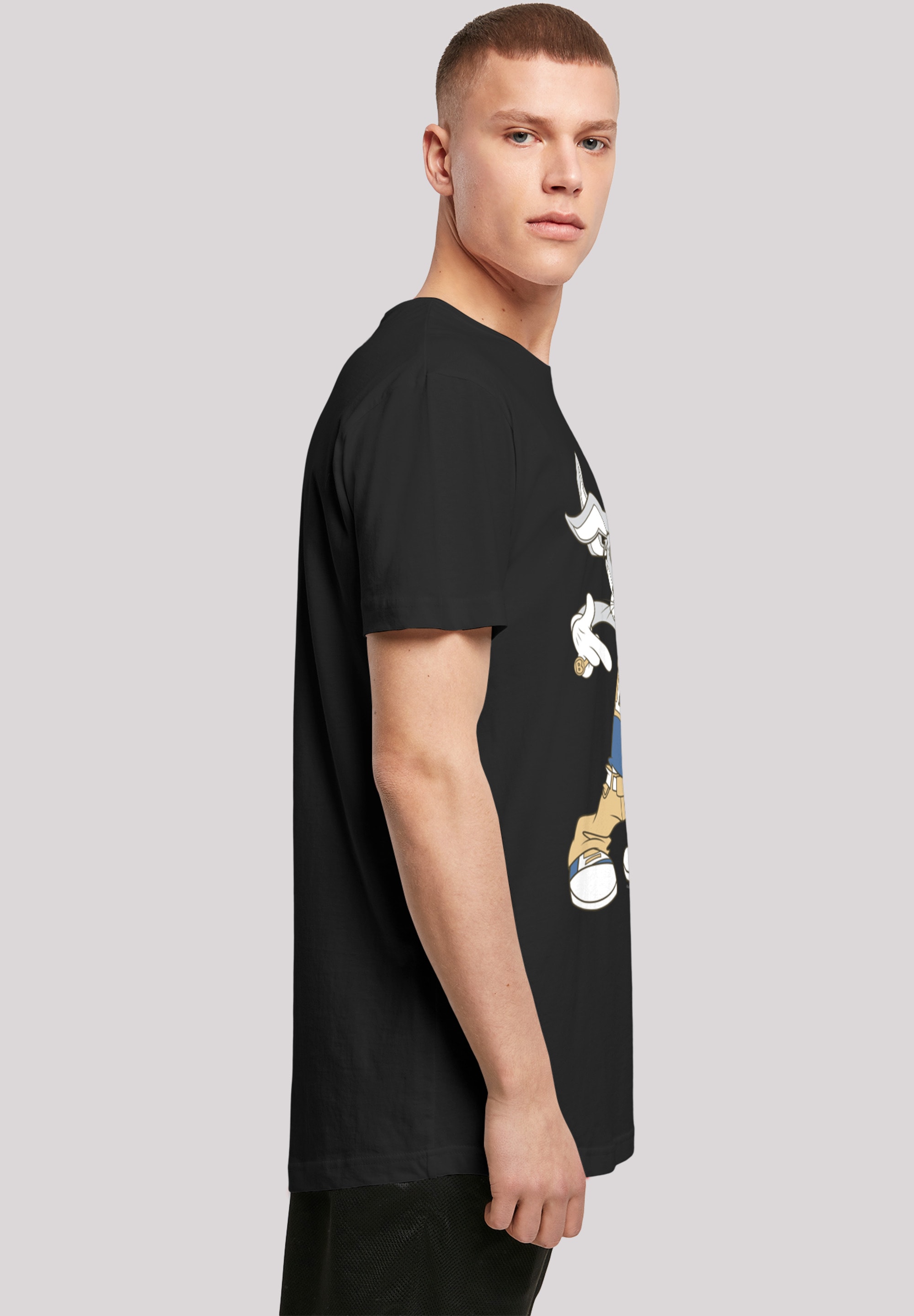 F4NT4STIC T-Shirt »Looney Tunes Bugs Bunny Rapper«, Print