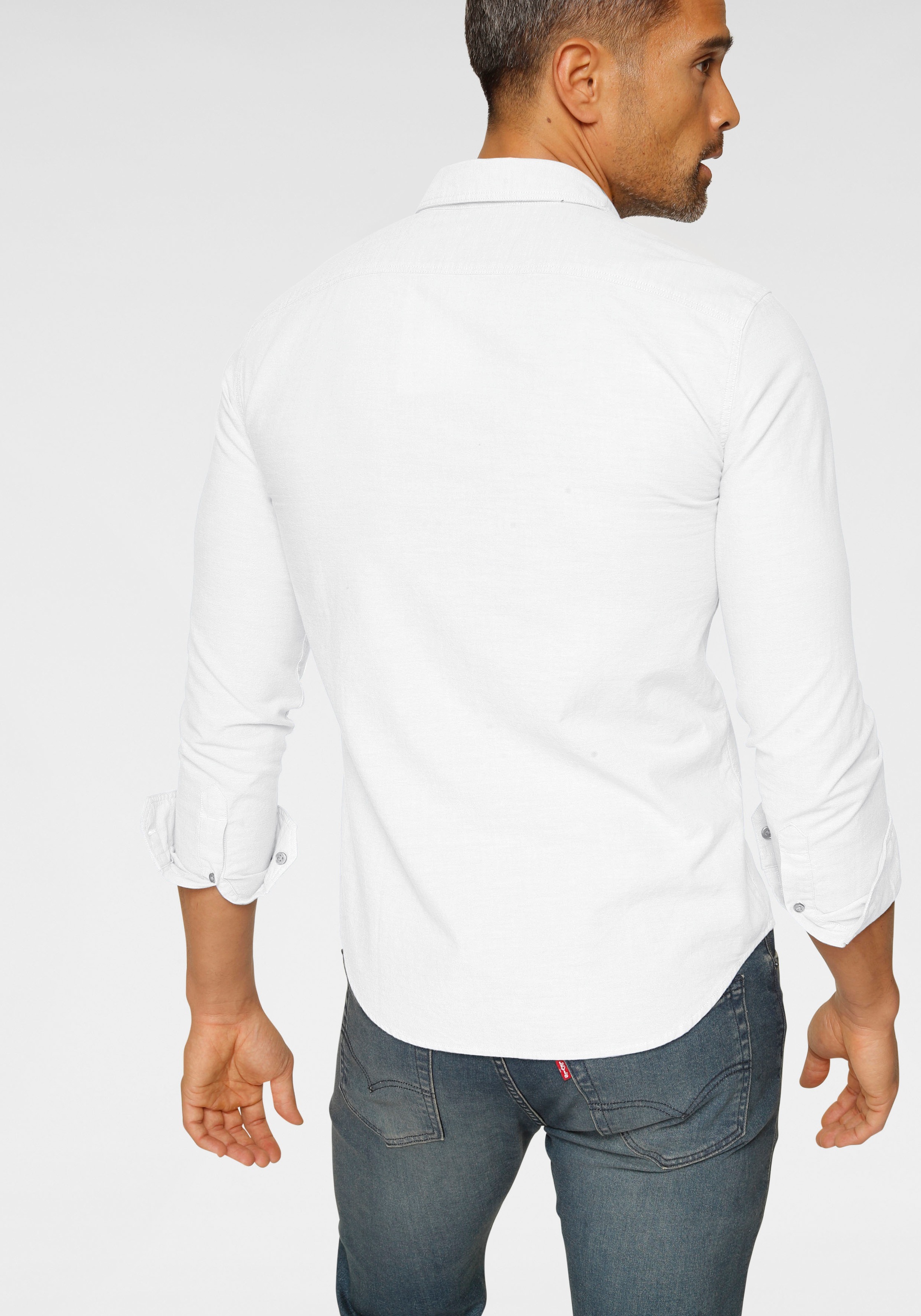 Levis "BATTERY HM SHIRT SLIM" mit Logobadge günstig online kaufen