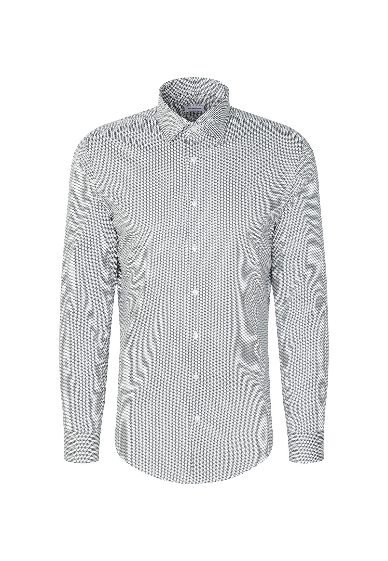 seidensticker Businesshemd "Slim" Slim 1/1 Kentkragen Druck günstig online kaufen
