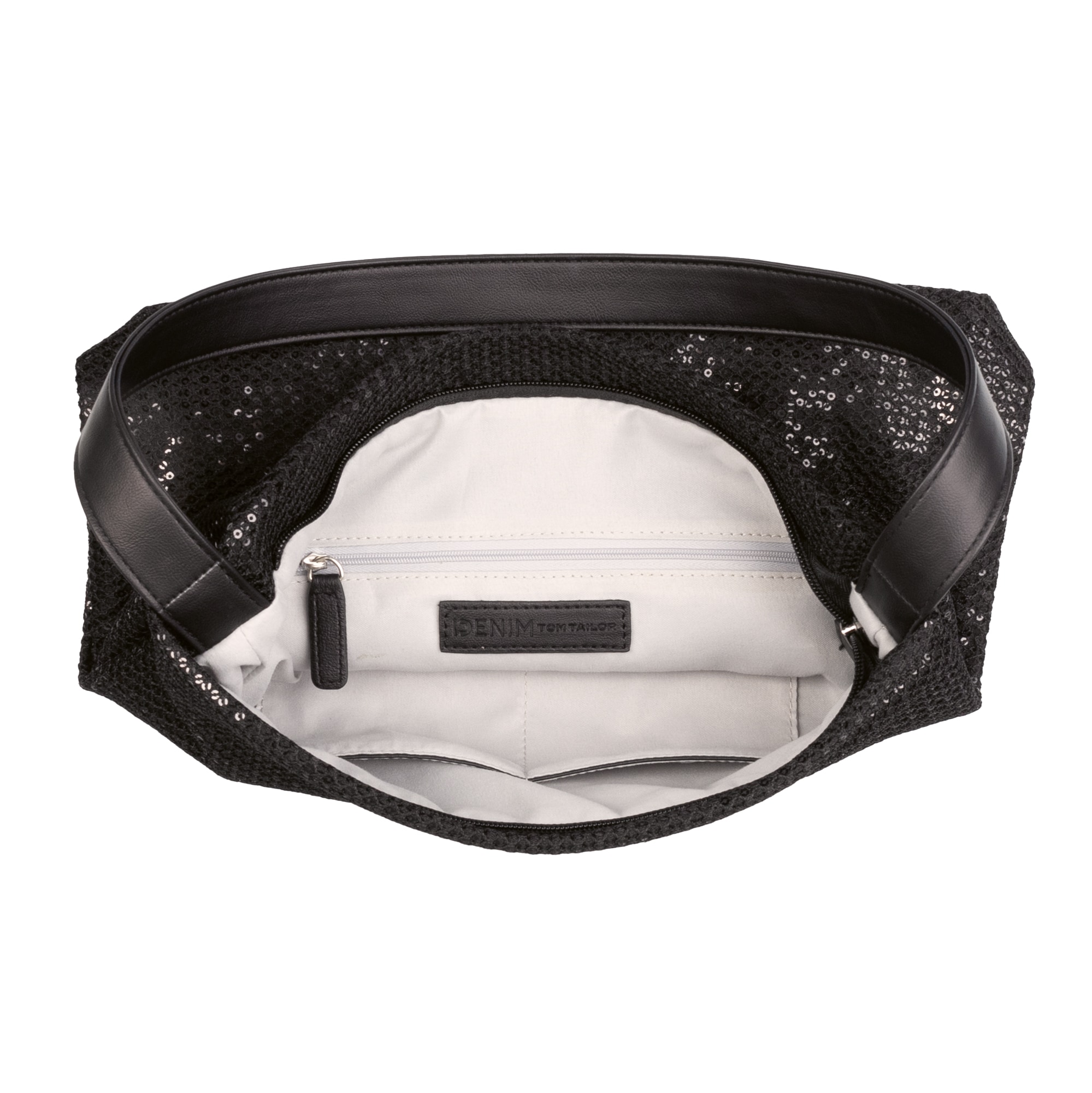 TOM TAILOR Denim Hobo »Amra«, ein aufregender Look mit besonderem Glitzermaterial