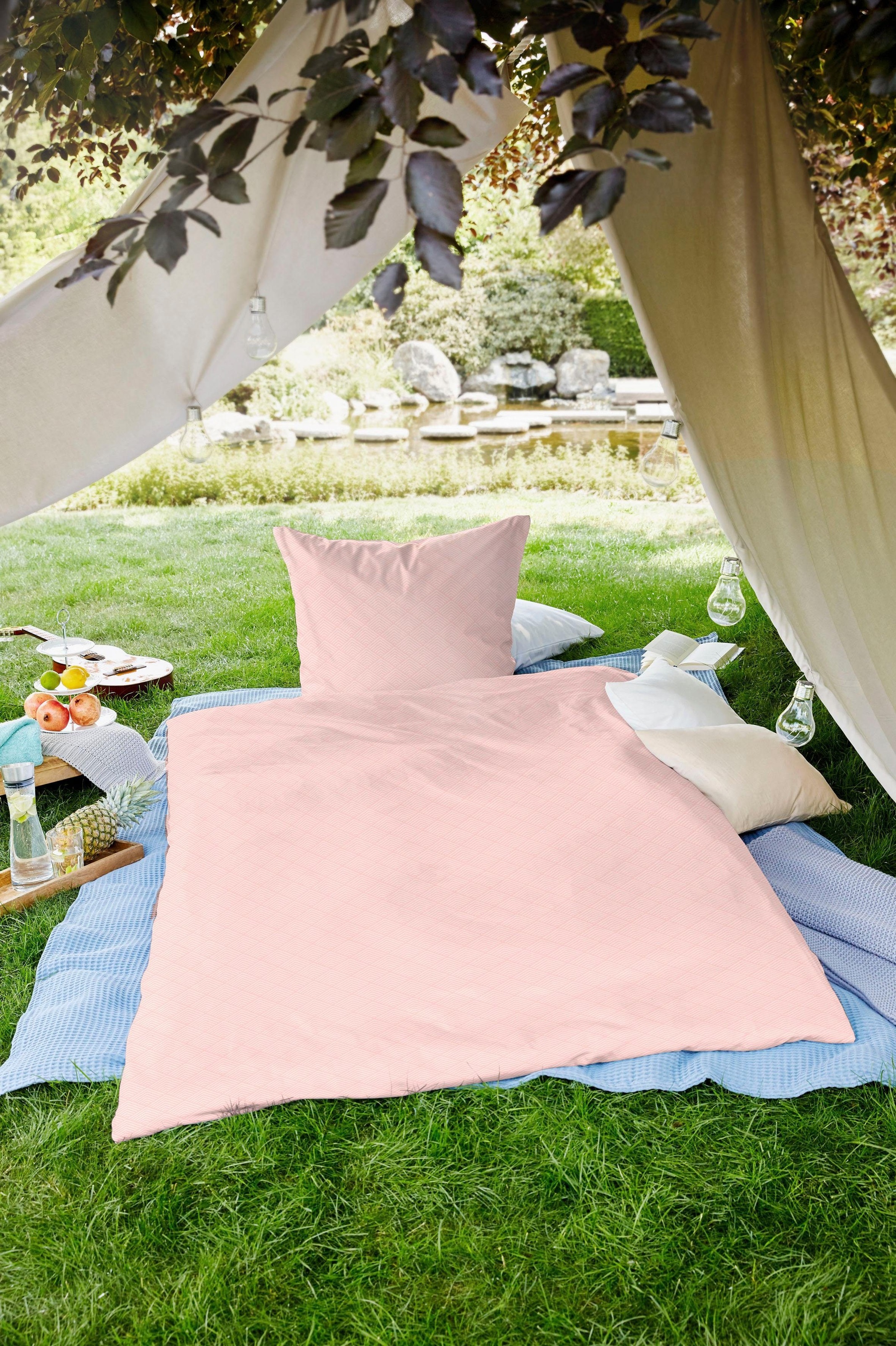 Primera Bettwäsche "Falsches Uni" 3 Stk. im dezenten Look günstig online kaufen