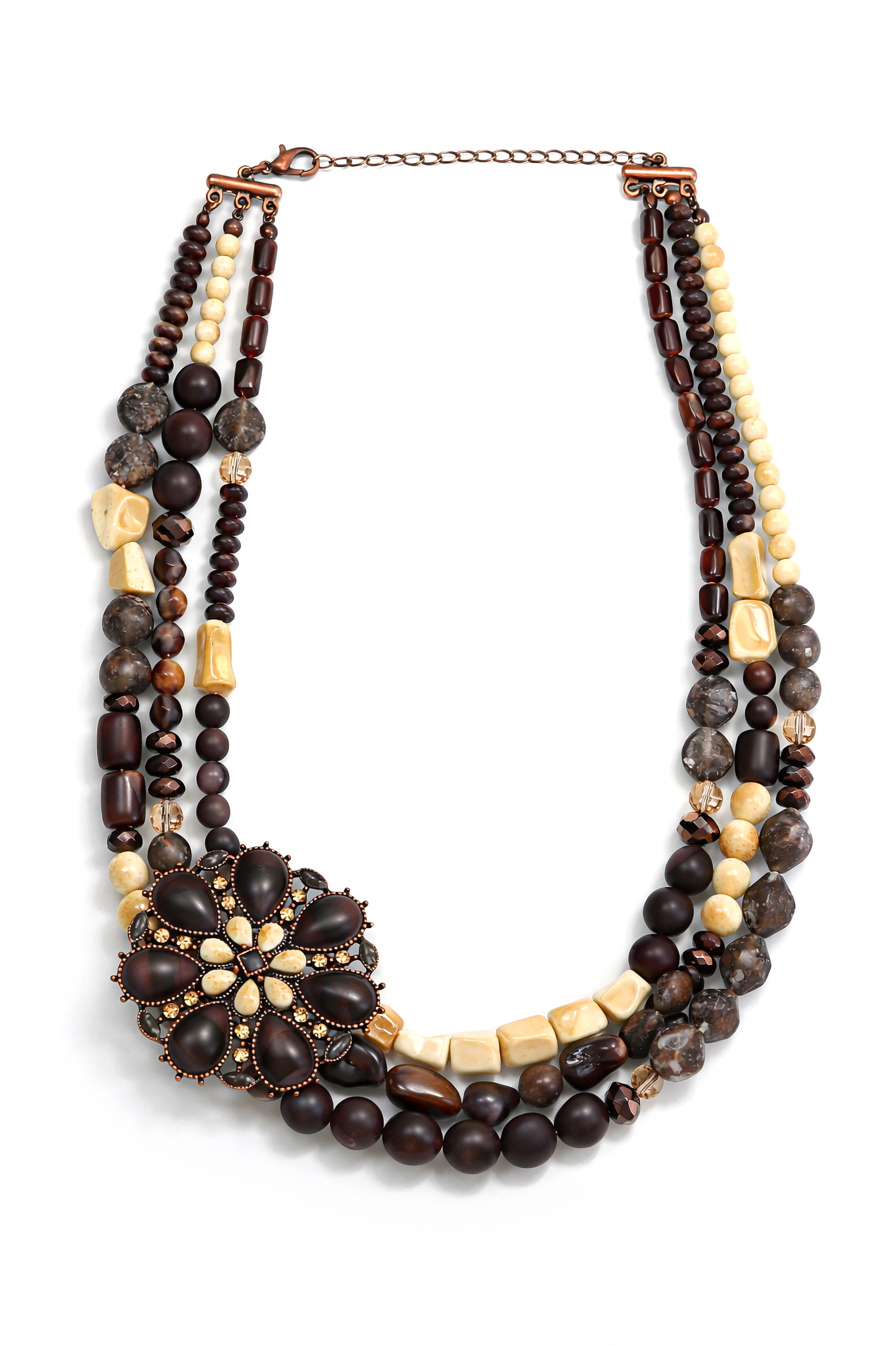 COLLEZIONE ALESSANDRO Statementkette "Erna" mit dekorativen Schmuckteil günstig online kaufen