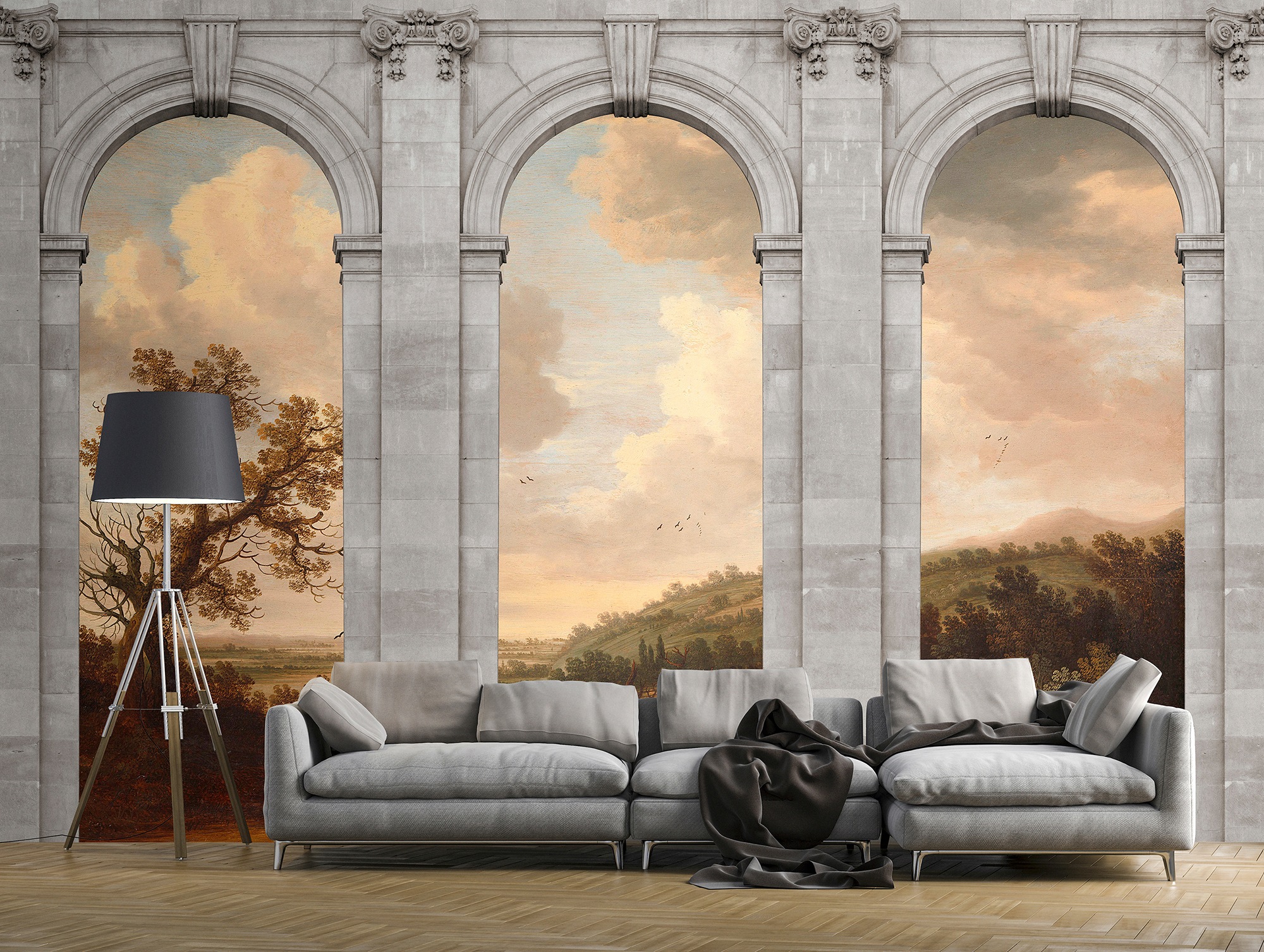 living walls Fototapete »Walls by Patel Castello«, Vlies, Wand