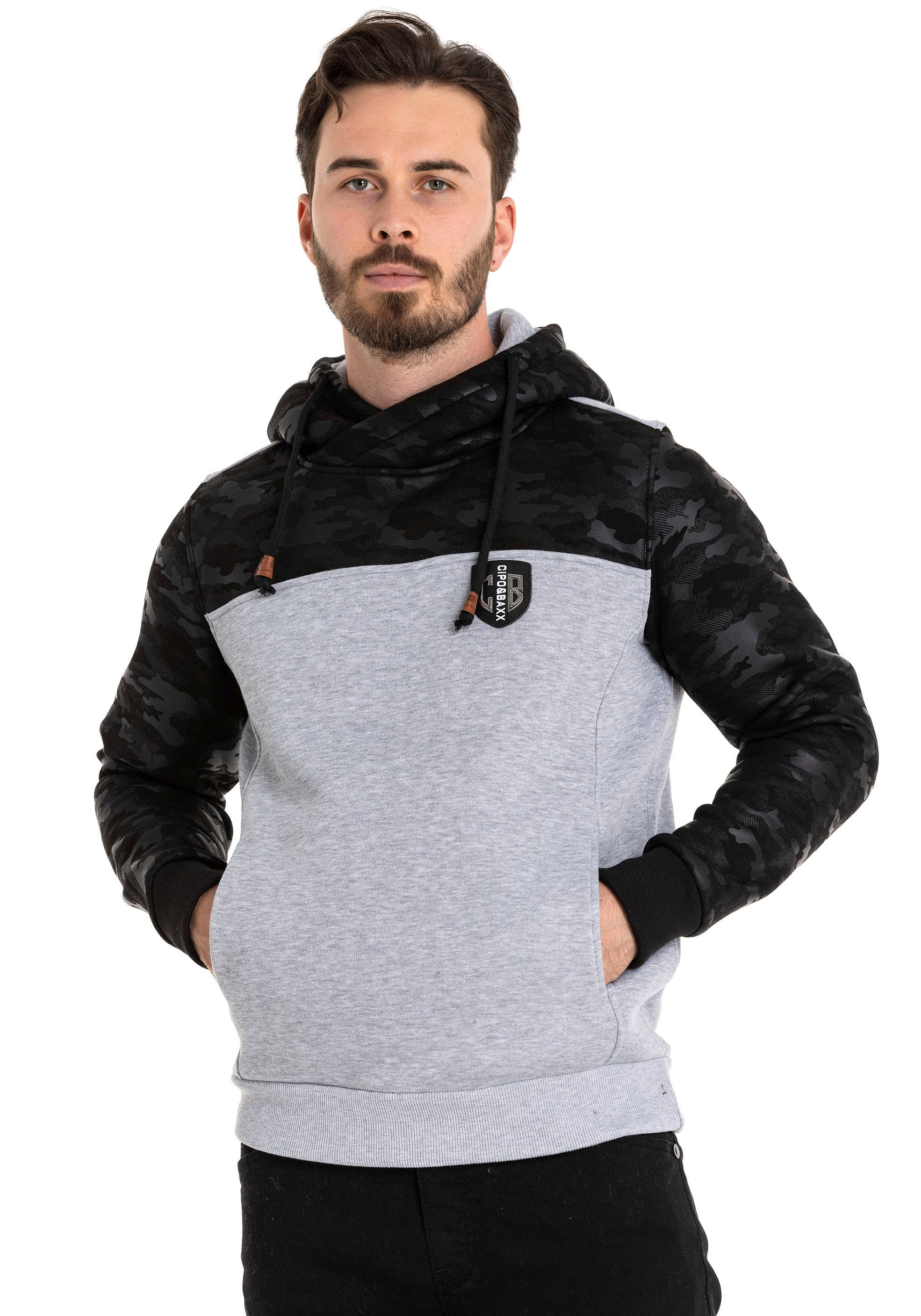 Cipo & Baxx Kapuzensweatshirt günstig online kaufen