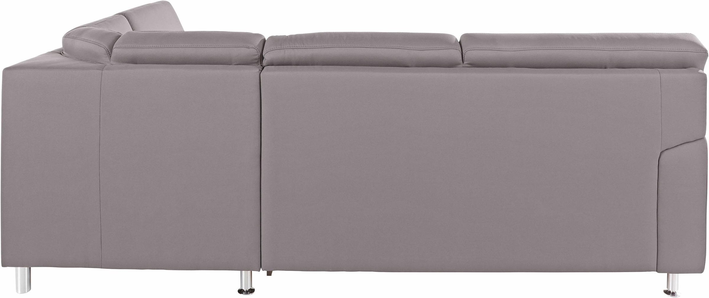 sit&more Ecksofa »Belfort L-Form«, wahlweise mit Vorziehsitz und Bettkasten