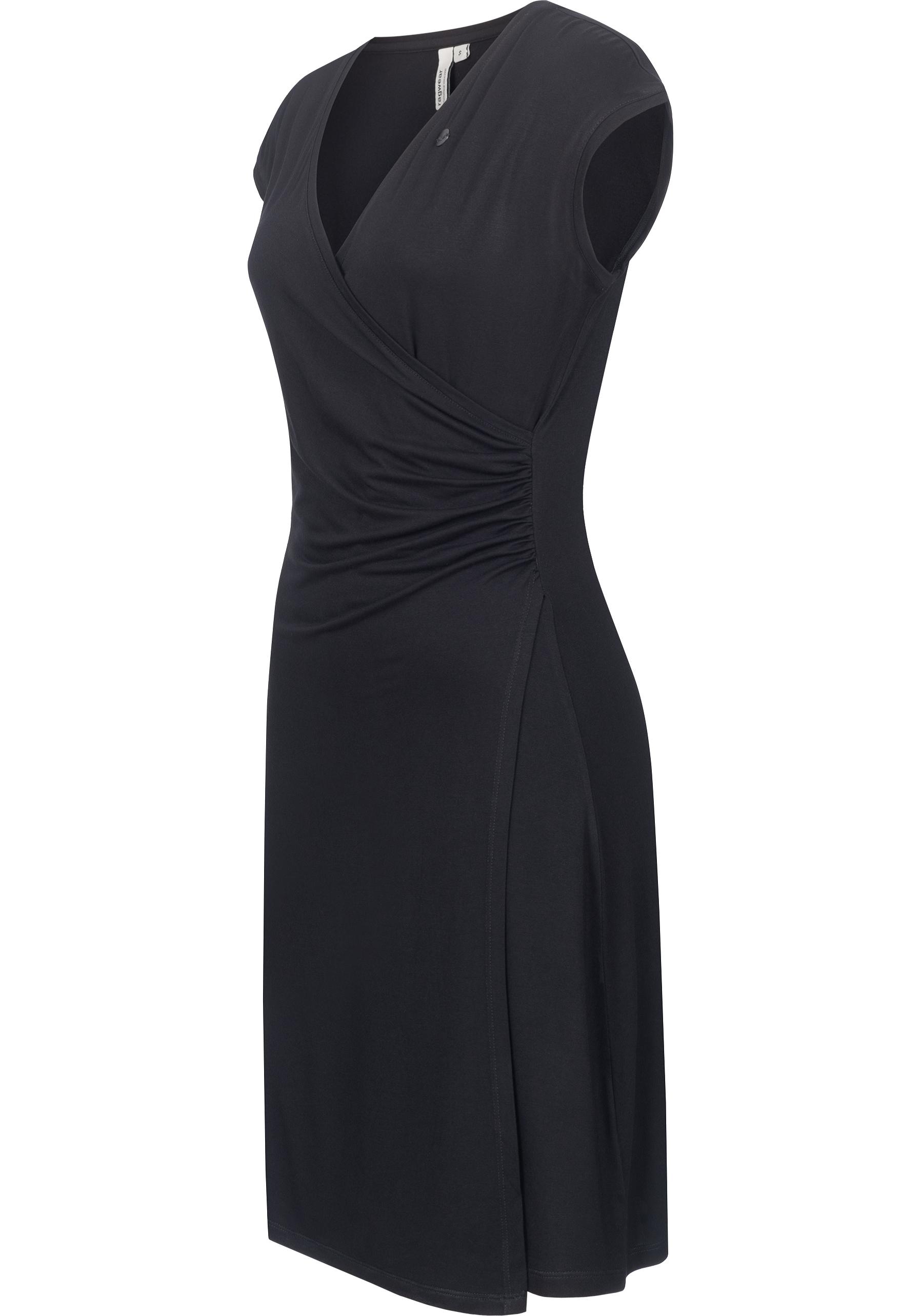 Ragwear Etuikleid »Crupi«, figurbetontes Sommerkleid mit Raffung an der Taille