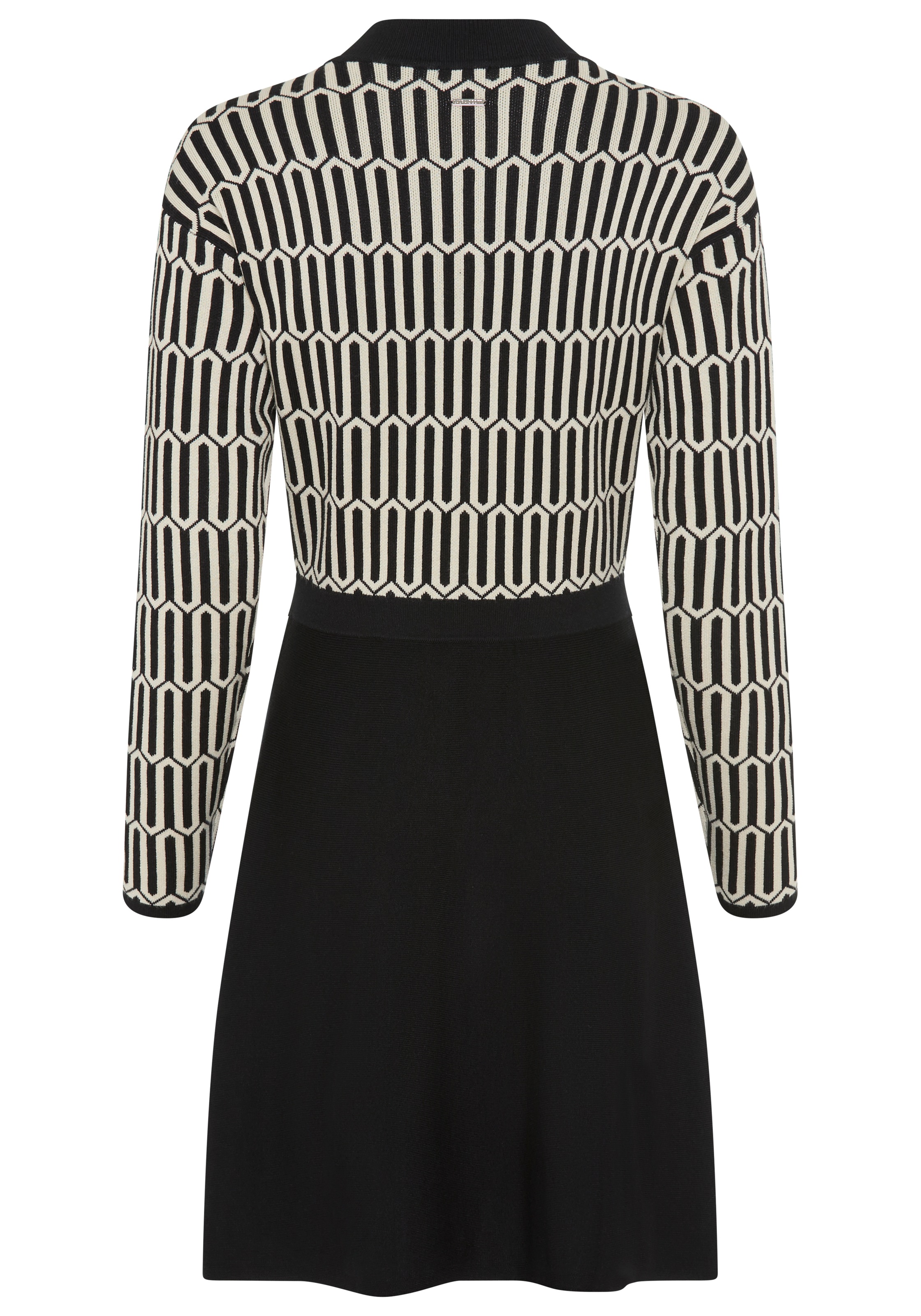 Laura Scott Strickkleid, mit grafischem Strickmuster - NEUE KOLLEKTION