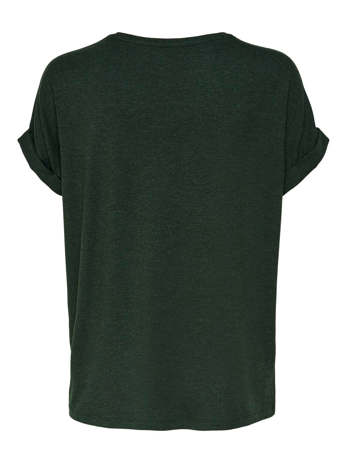 ONLY T-Shirt »ONLMOSTER S/S O-NECK TOP NOOS JRS«, mit Aufschlag am Arm