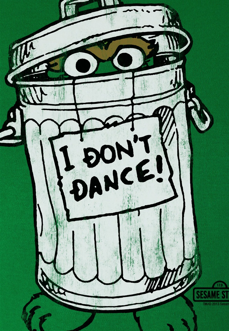 LOGOSHIRT T-Shirt »I Dont Dance«, mit coolem Oskar-Front-Print