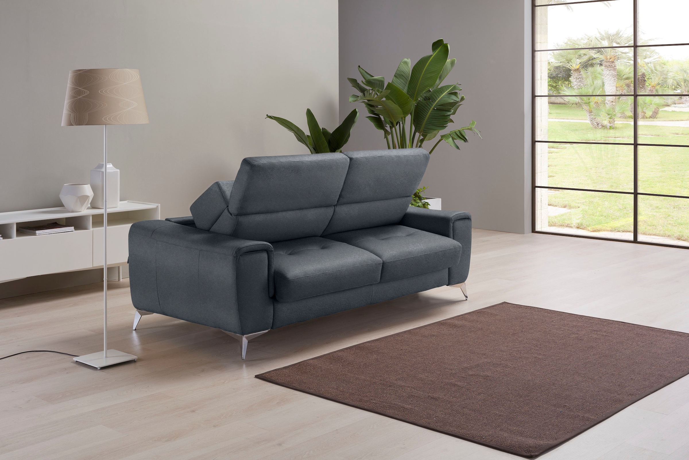 Egoitaliano Schlafsofa "Francine, Designsofa, Loungesofa mit Dauerschlaffun günstig online kaufen